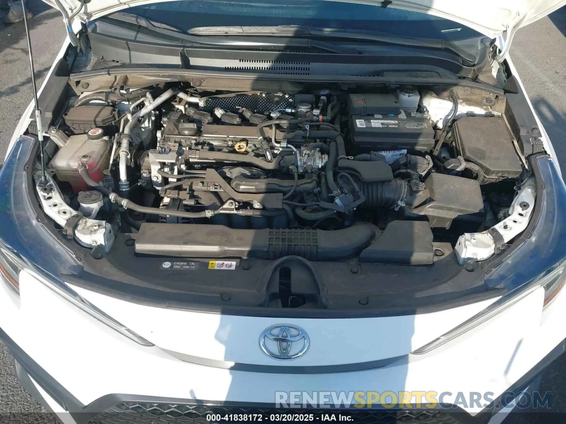 10 fotografías del automóvil dañado 5YFS4MCE2MP068307 TOYOTA COROLLA 2021