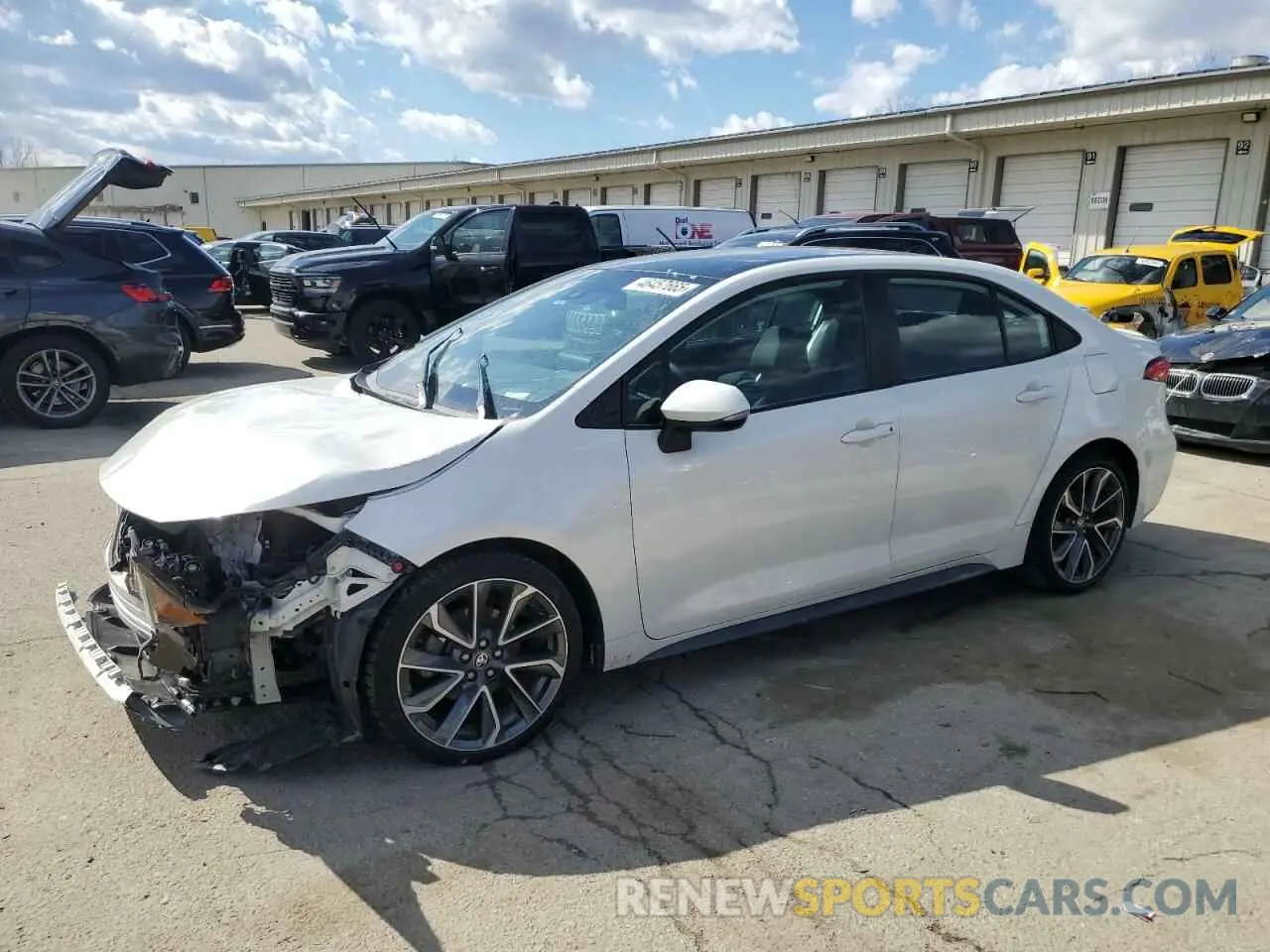 1 fotografías del automóvil dañado 5YFS4MCE2MP072261 TOYOTA COROLLA 2021