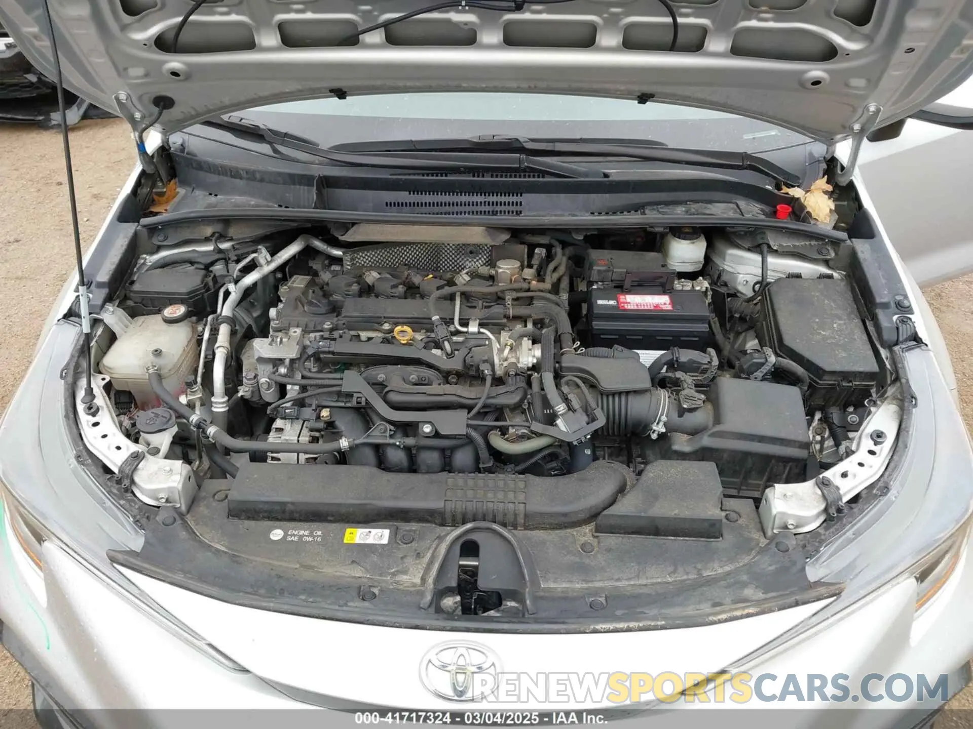 10 fotografías del automóvil dañado 5YFS4MCE2MP072342 TOYOTA COROLLA 2021