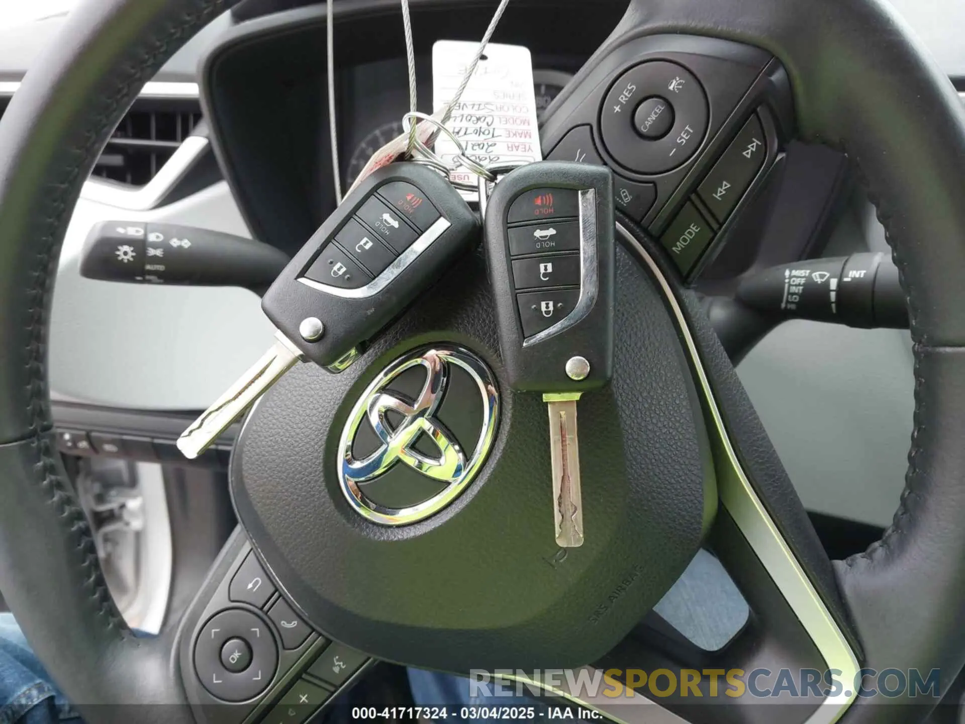 11 fotografías del automóvil dañado 5YFS4MCE2MP072342 TOYOTA COROLLA 2021
