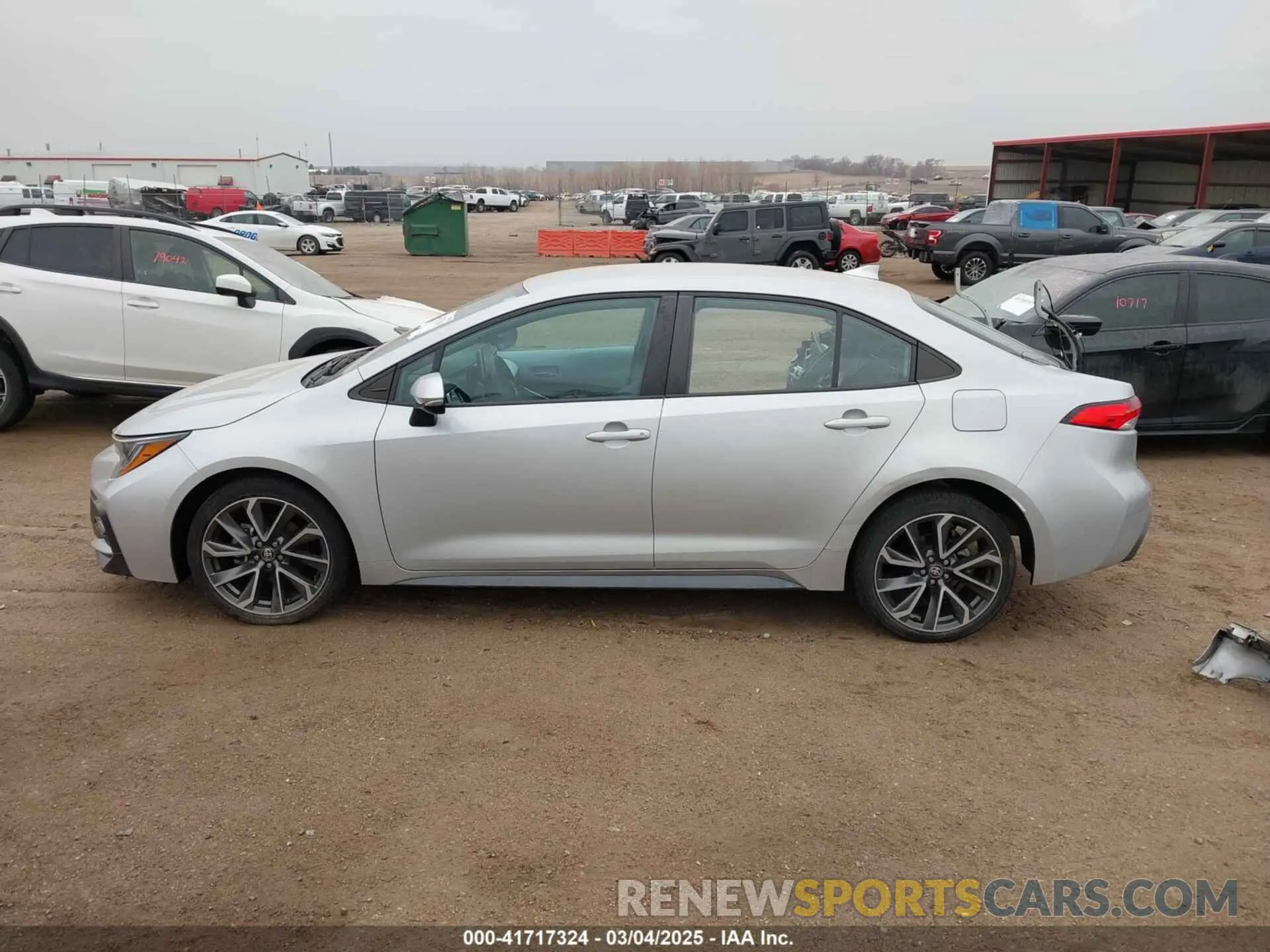 14 fotografías del automóvil dañado 5YFS4MCE2MP072342 TOYOTA COROLLA 2021