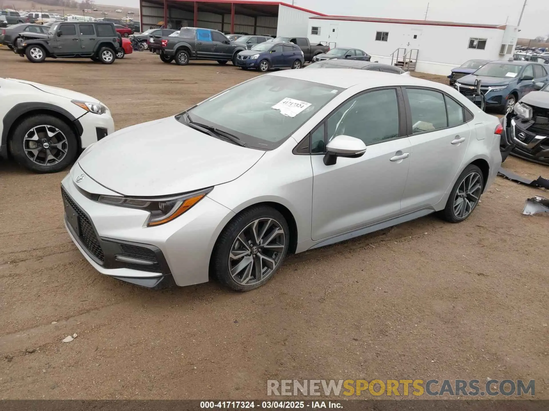 2 fotografías del automóvil dañado 5YFS4MCE2MP072342 TOYOTA COROLLA 2021