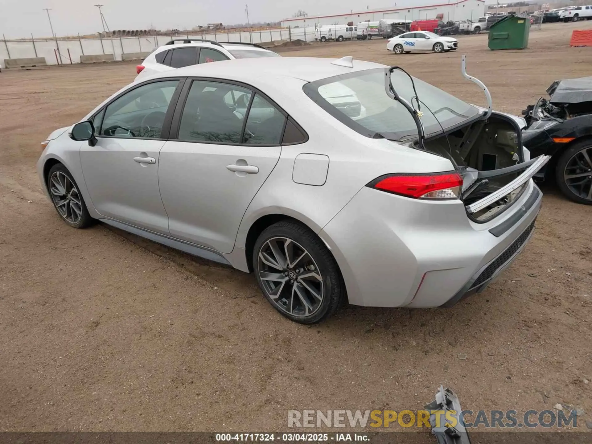 3 fotografías del automóvil dañado 5YFS4MCE2MP072342 TOYOTA COROLLA 2021