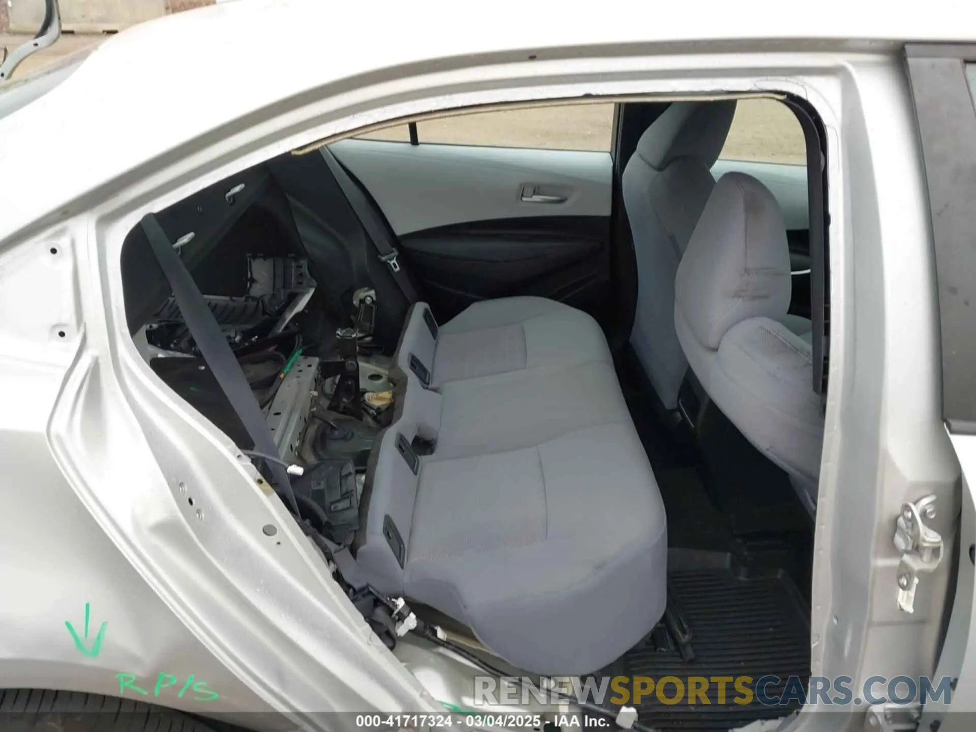 8 fotografías del automóvil dañado 5YFS4MCE2MP072342 TOYOTA COROLLA 2021