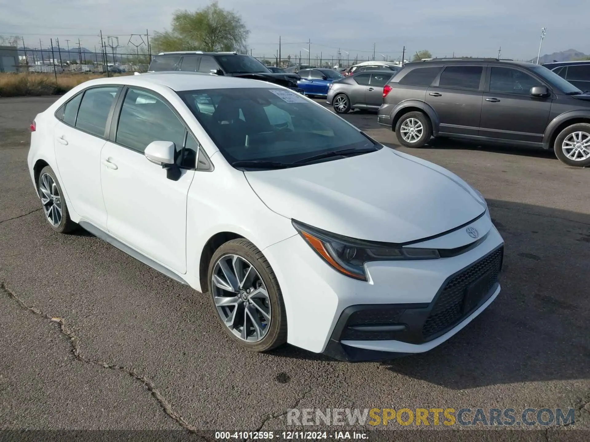 1 fotografías del automóvil dañado 5YFS4MCE2MP075015 TOYOTA COROLLA 2021