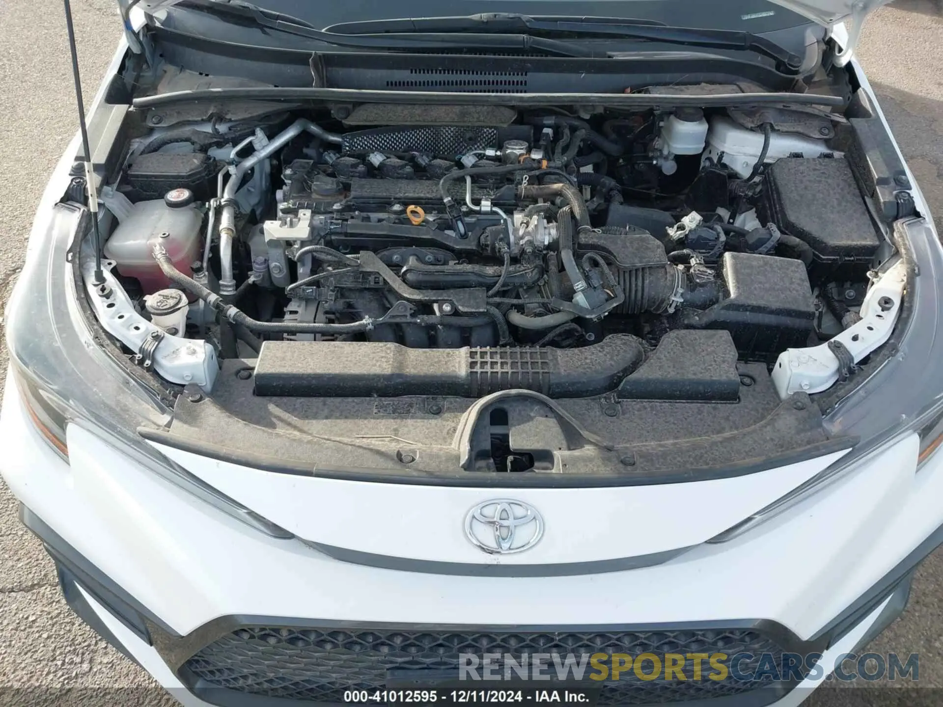 10 fotografías del automóvil dañado 5YFS4MCE2MP075015 TOYOTA COROLLA 2021