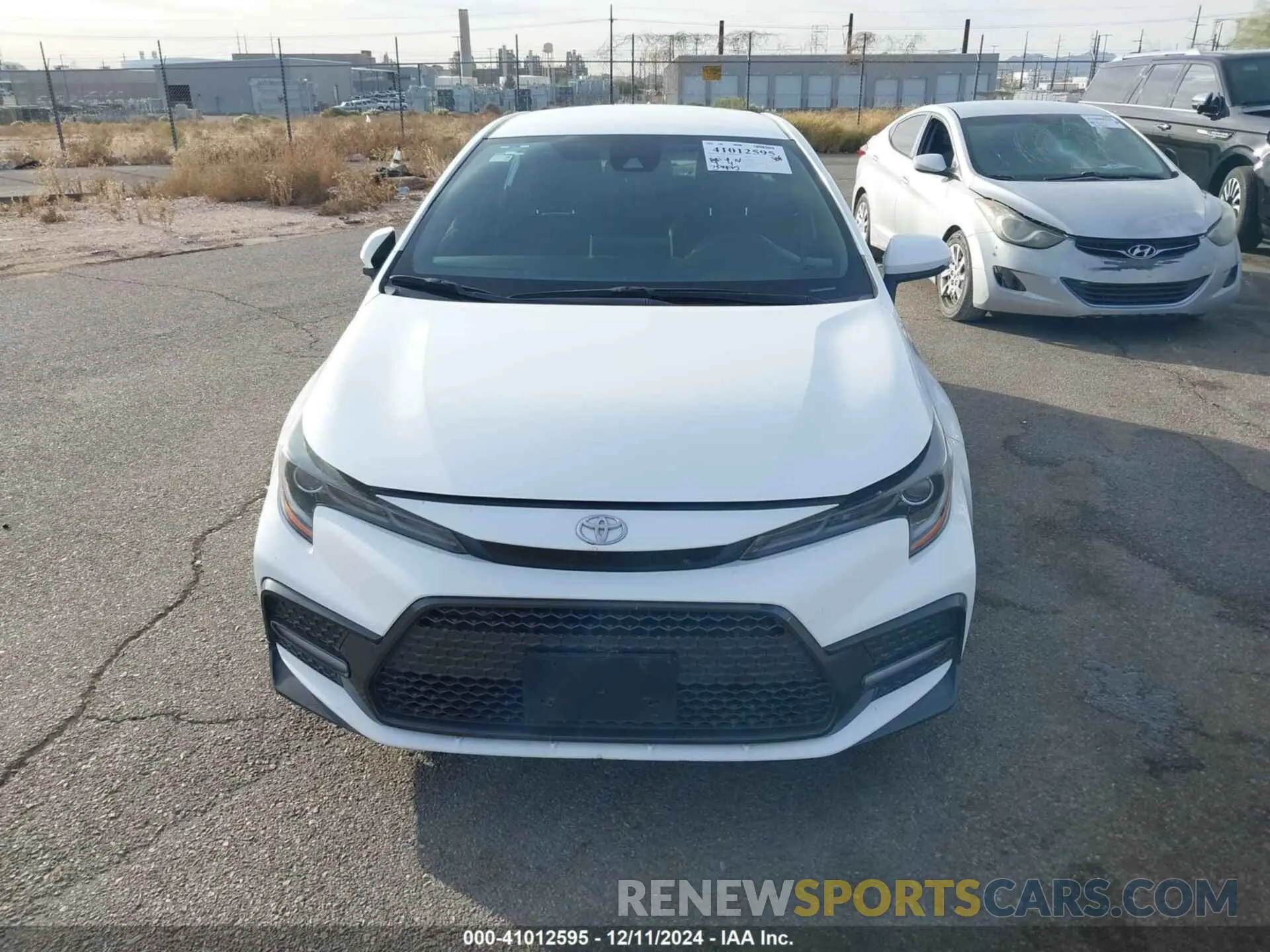 12 fotografías del automóvil dañado 5YFS4MCE2MP075015 TOYOTA COROLLA 2021