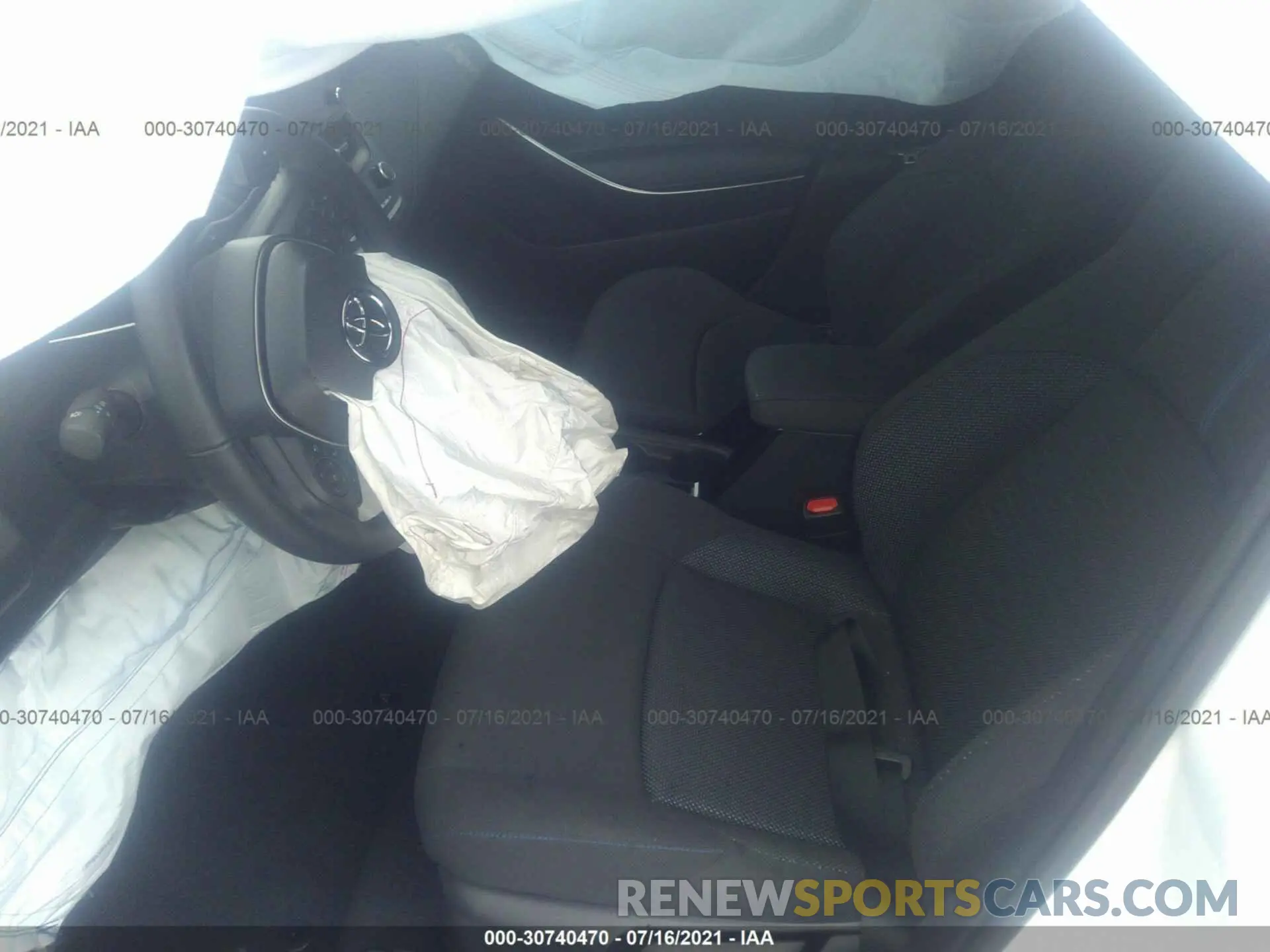 5 fotografías del automóvil dañado 5YFS4MCE2MP079226 TOYOTA COROLLA 2021