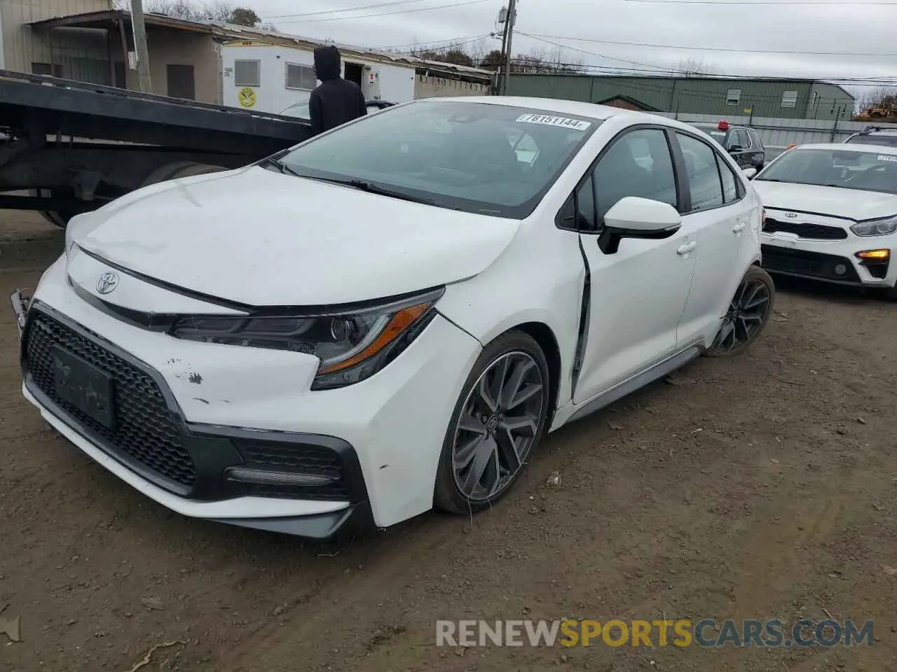 1 fotografías del automóvil dañado 5YFS4MCE2MP084054 TOYOTA COROLLA 2021