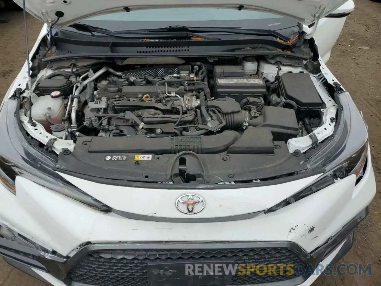 11 fotografías del automóvil dañado 5YFS4MCE2MP084054 TOYOTA COROLLA 2021