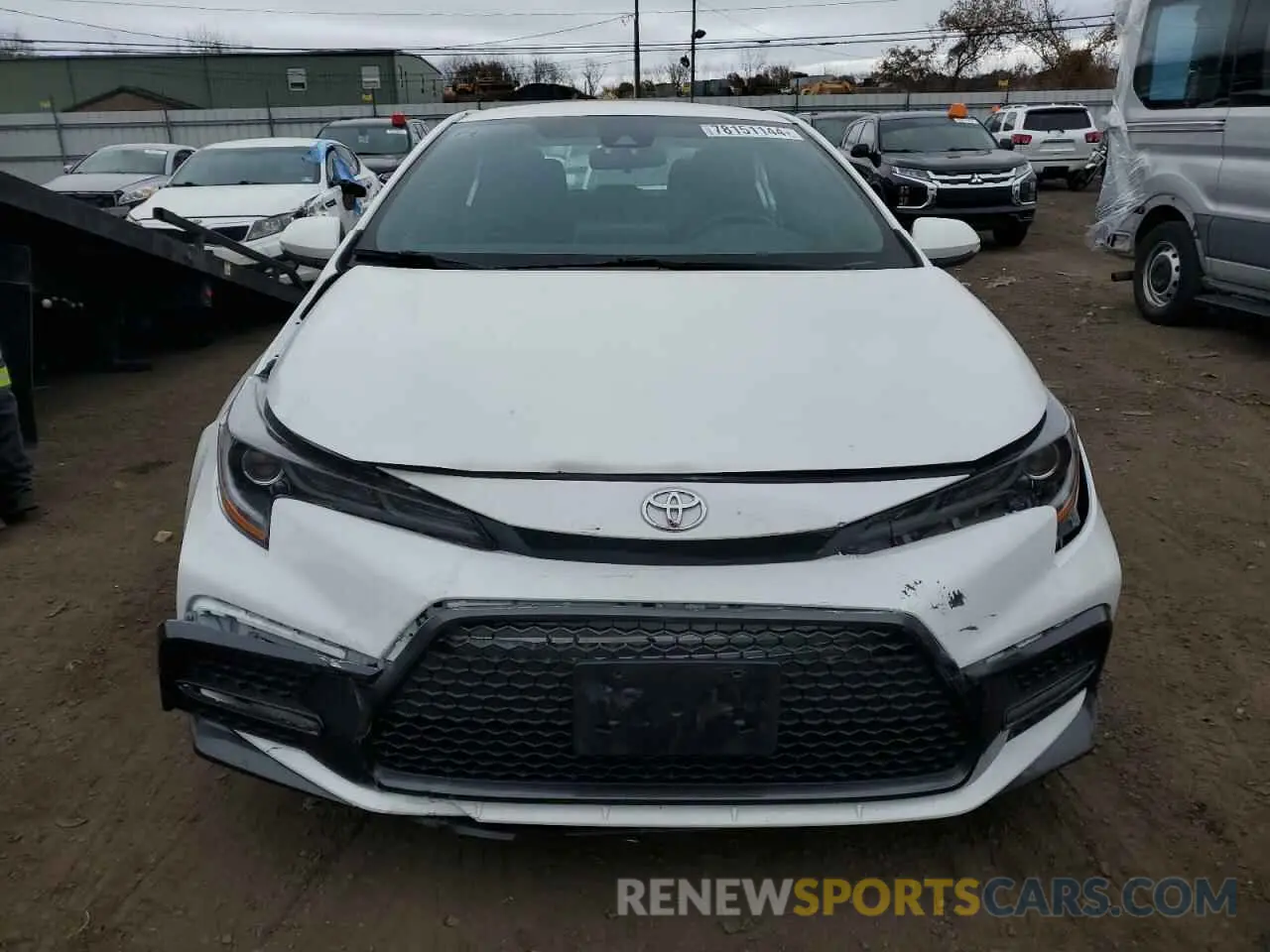 5 fotografías del automóvil dañado 5YFS4MCE2MP084054 TOYOTA COROLLA 2021