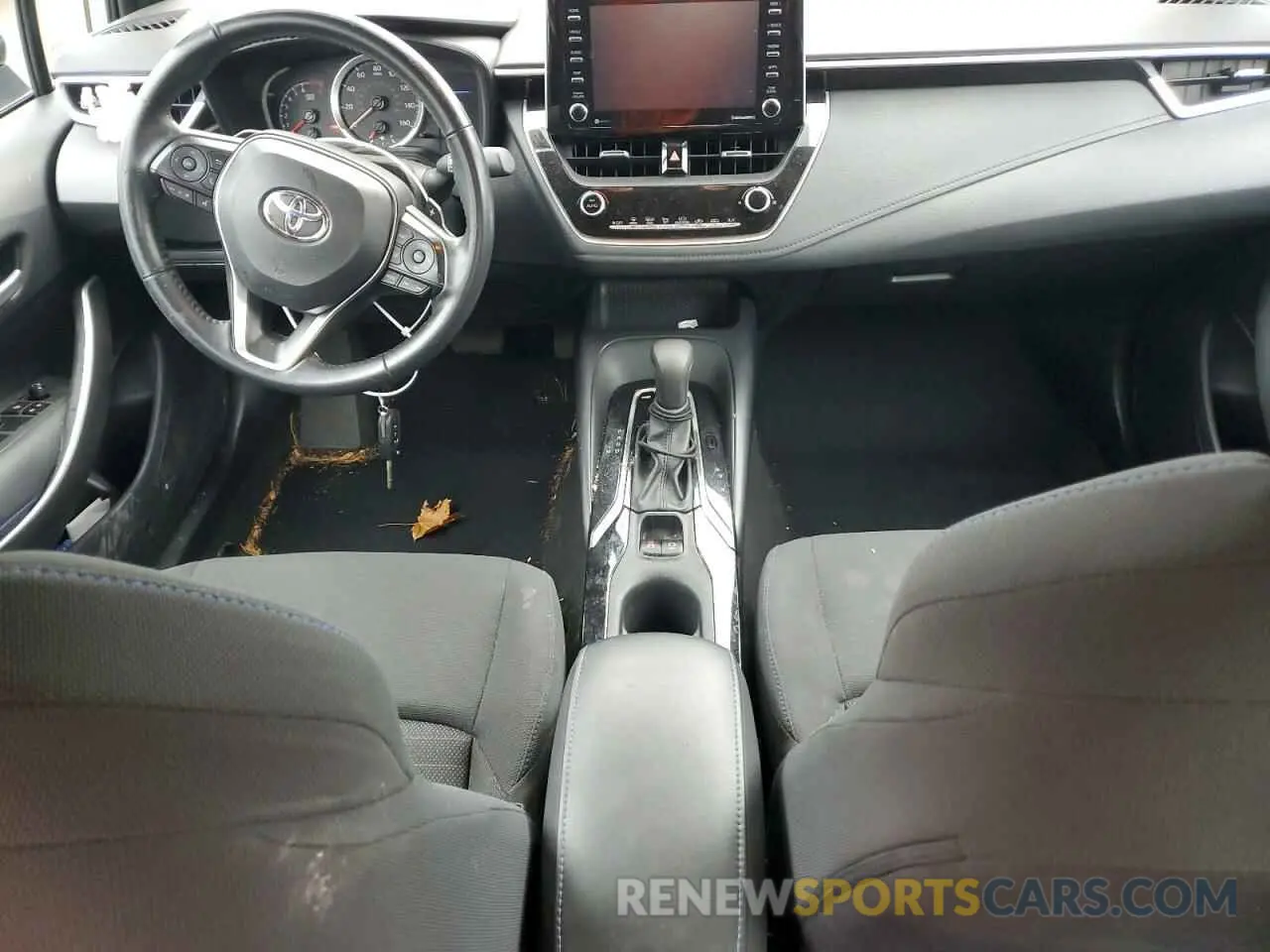 8 fotografías del automóvil dañado 5YFS4MCE2MP084054 TOYOTA COROLLA 2021