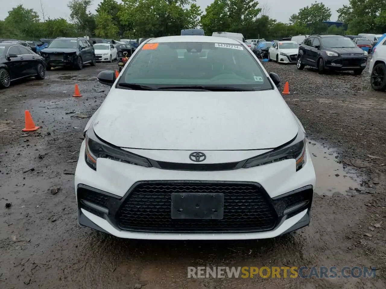 5 fotografías del automóvil dañado 5YFS4MCE2MP088685 TOYOTA COROLLA 2021