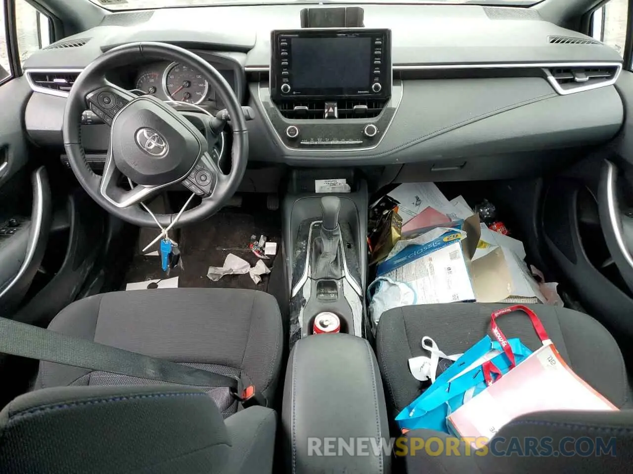 8 fotografías del automóvil dañado 5YFS4MCE2MP088685 TOYOTA COROLLA 2021
