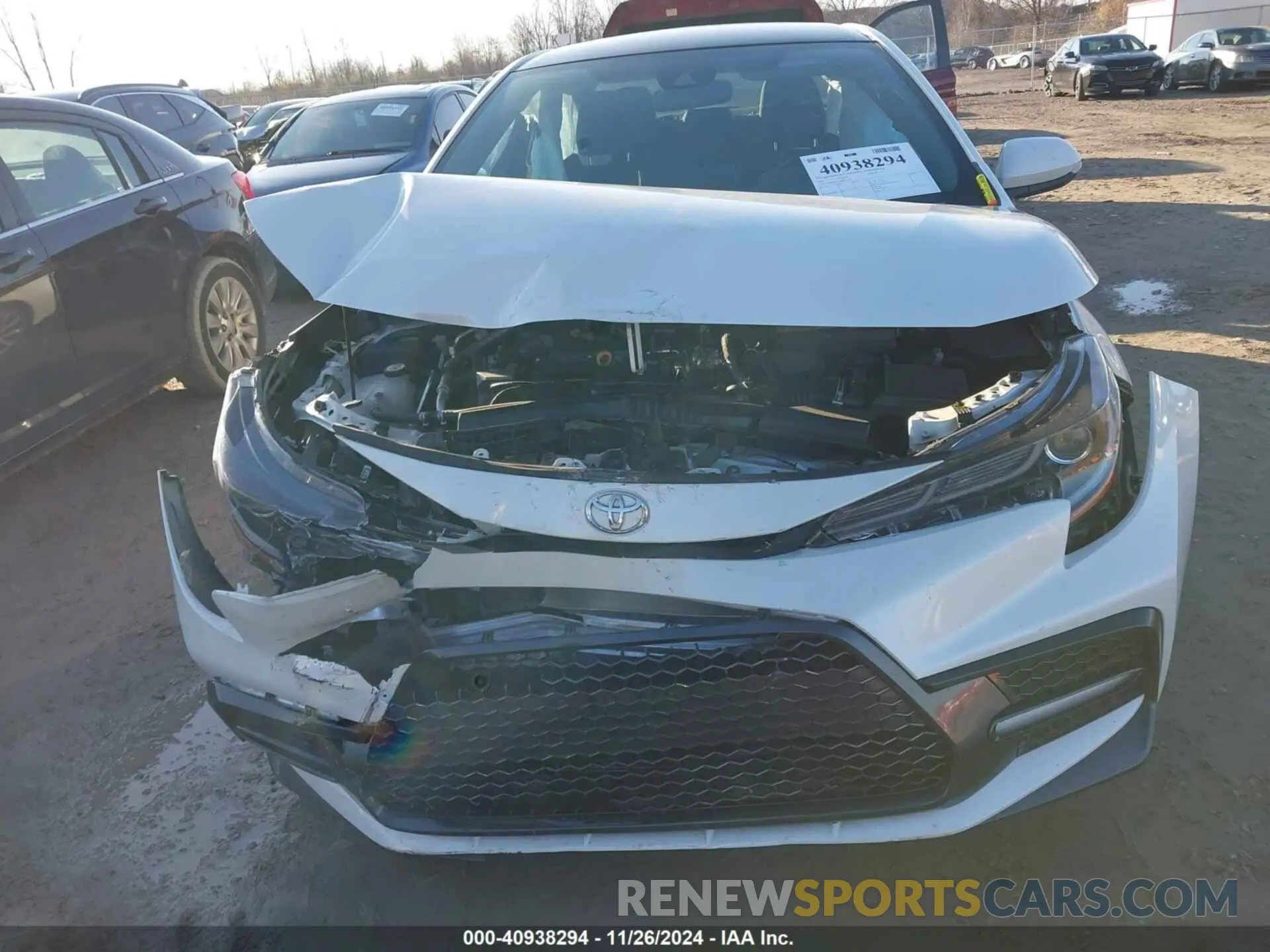 12 fotografías del automóvil dañado 5YFS4MCE2MP097239 TOYOTA COROLLA 2021