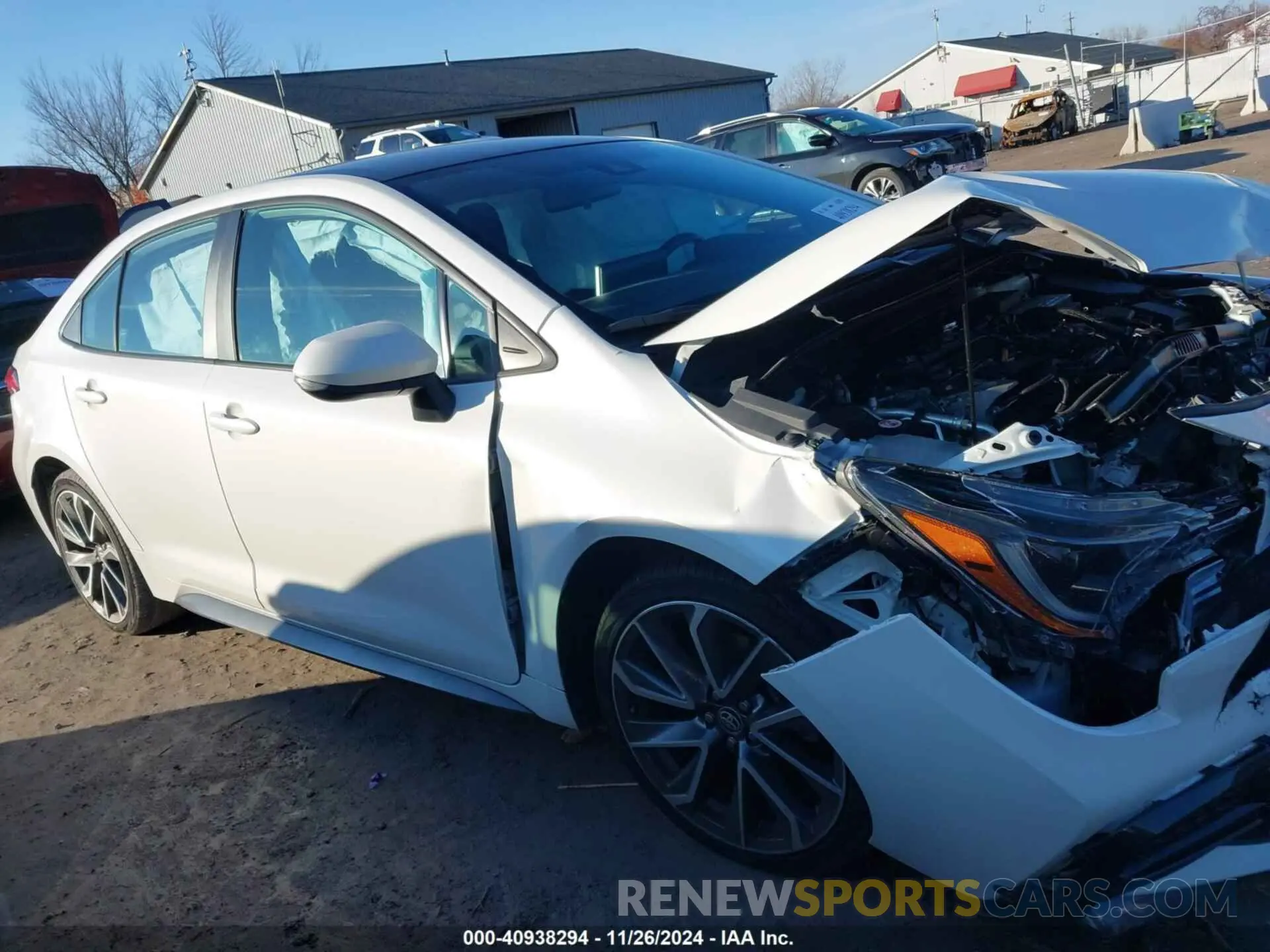 13 fotografías del automóvil dañado 5YFS4MCE2MP097239 TOYOTA COROLLA 2021