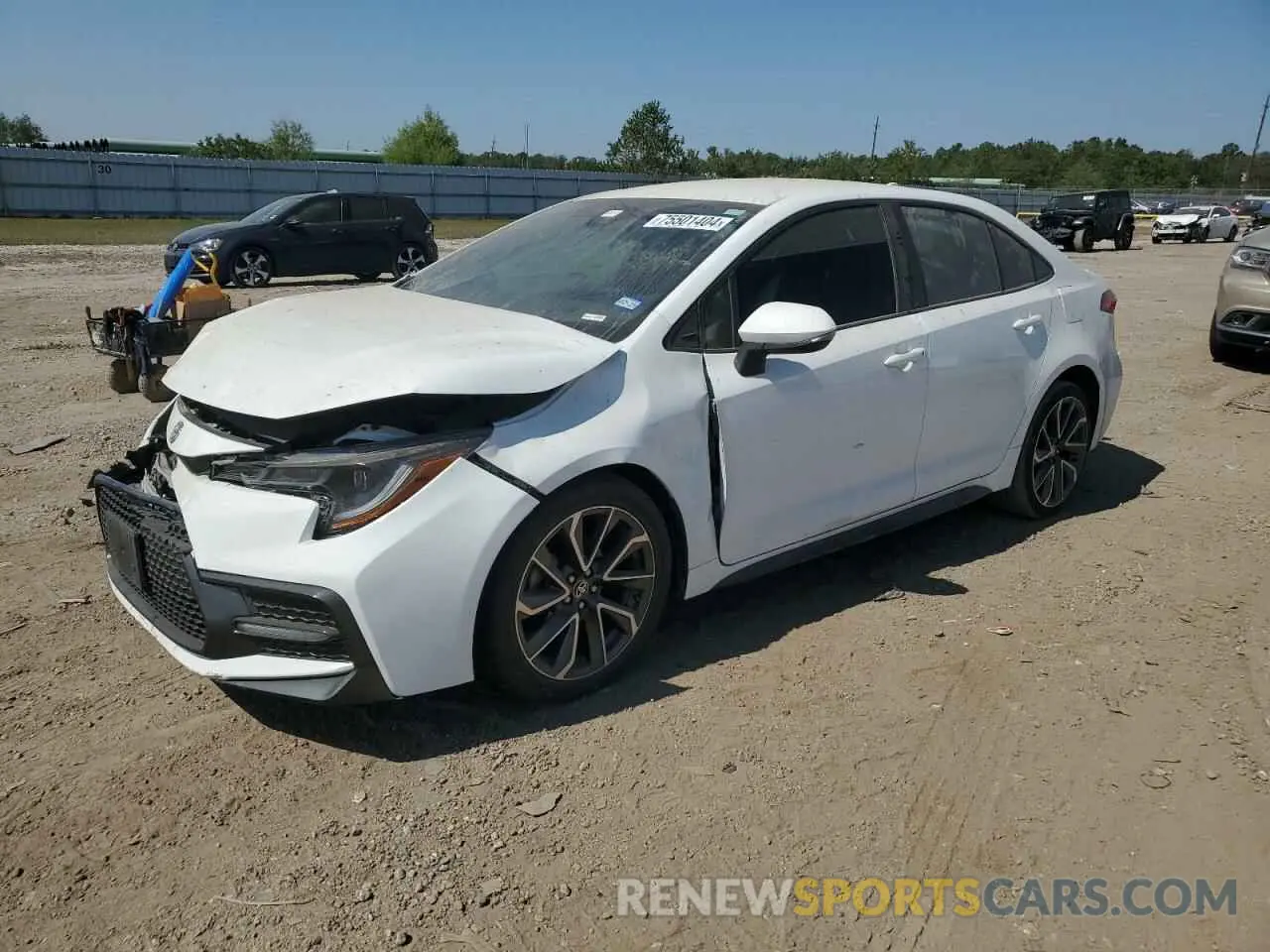1 fotografías del automóvil dañado 5YFS4MCE3MP065884 TOYOTA COROLLA 2021