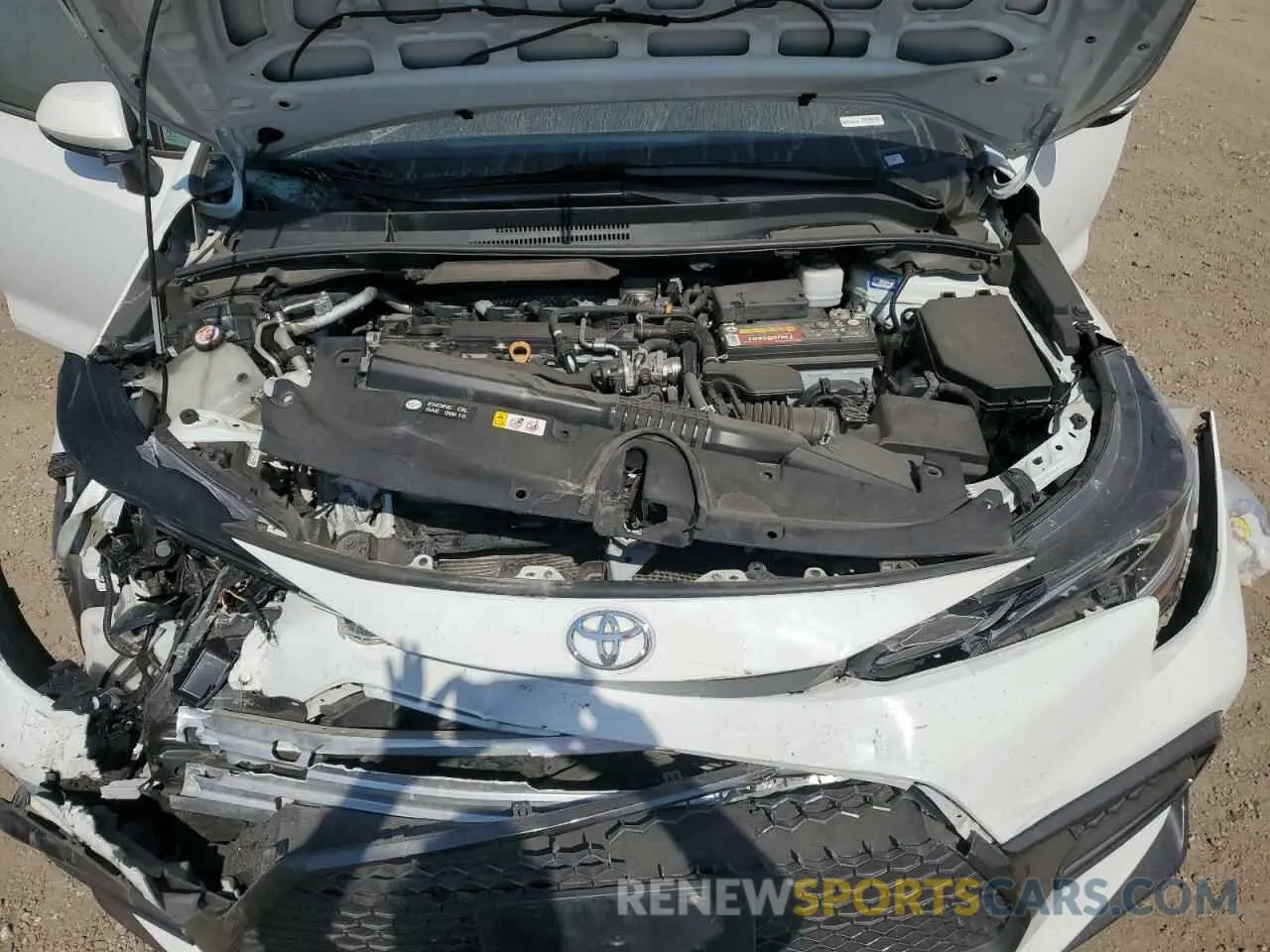 11 fotografías del automóvil dañado 5YFS4MCE3MP065884 TOYOTA COROLLA 2021