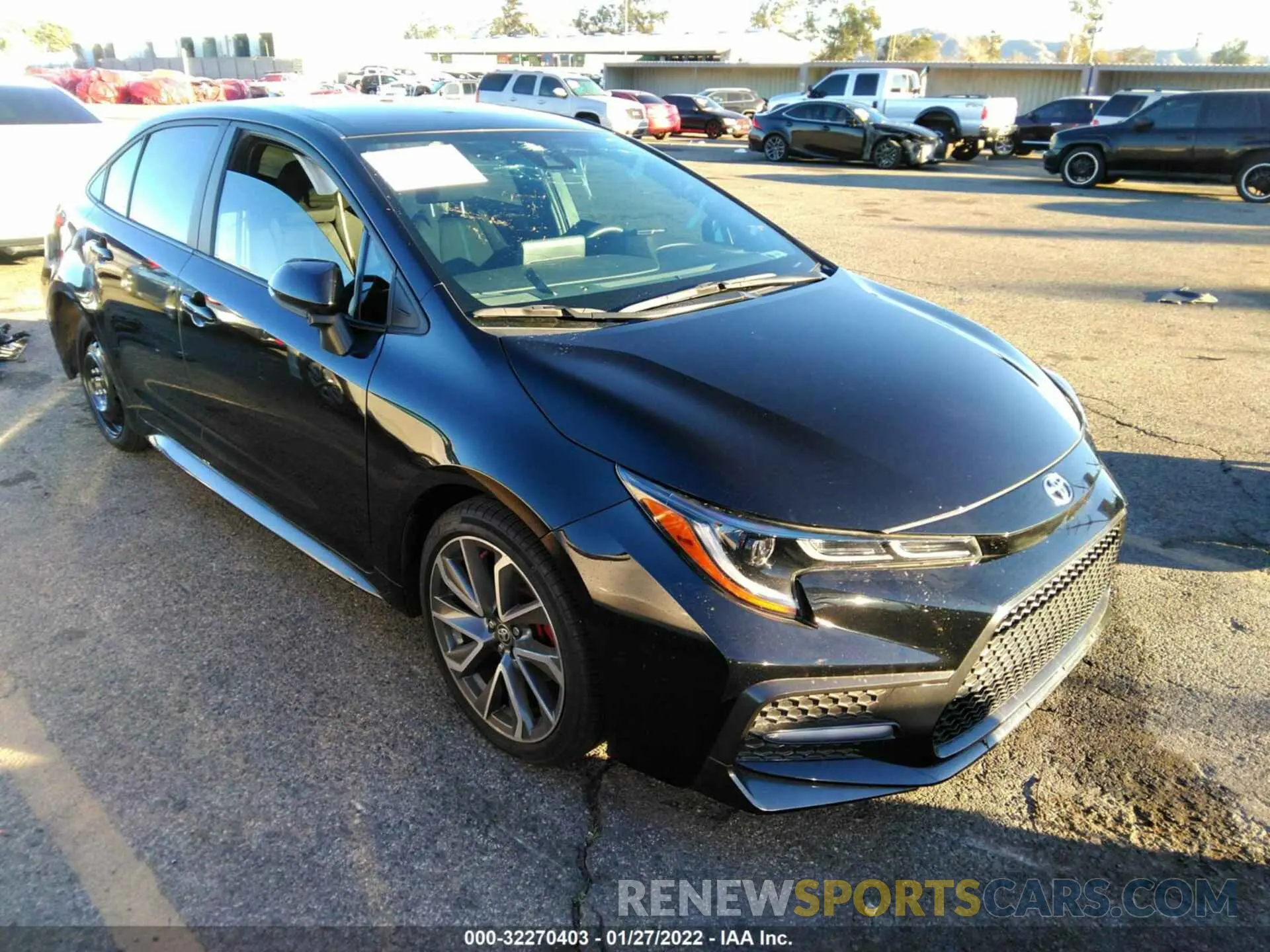 1 fotografías del automóvil dañado 5YFS4MCE3MP076576 TOYOTA COROLLA 2021