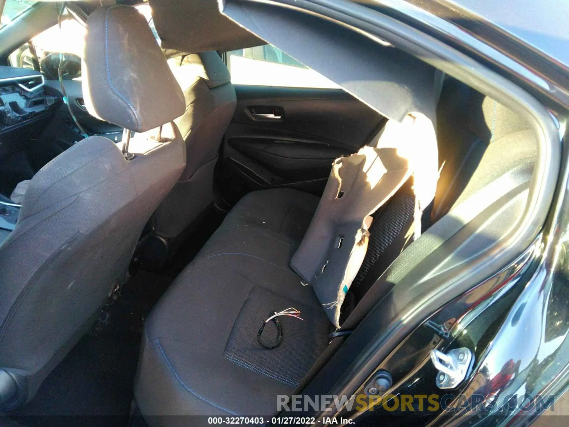 8 fotografías del automóvil dañado 5YFS4MCE3MP076576 TOYOTA COROLLA 2021