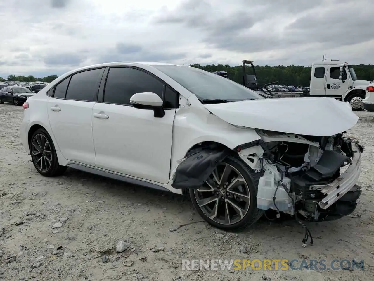 4 fotografías del automóvil dañado 5YFS4MCE3MP090669 TOYOTA COROLLA 2021