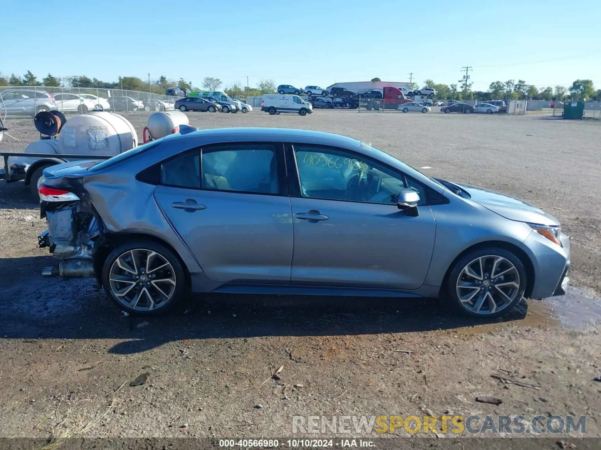 14 fotografías del automóvil dañado 5YFS4MCE3MP092423 TOYOTA COROLLA 2021