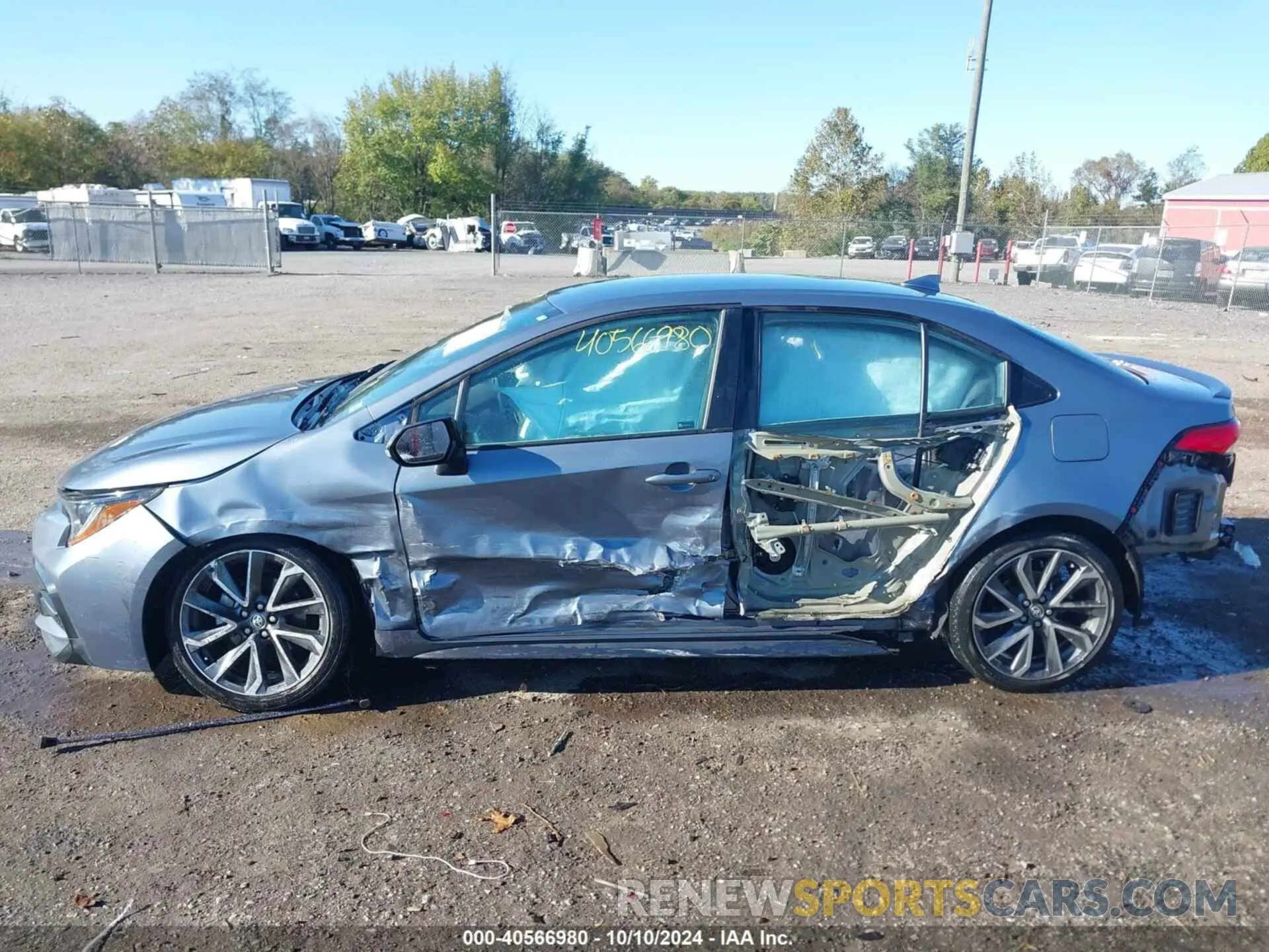 15 fotografías del automóvil dañado 5YFS4MCE3MP092423 TOYOTA COROLLA 2021