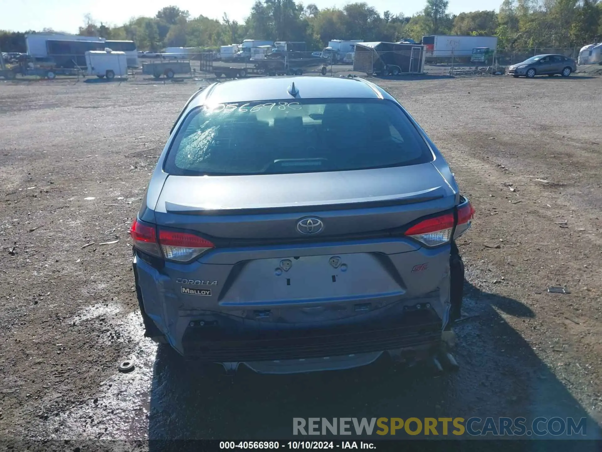 17 fotografías del automóvil dañado 5YFS4MCE3MP092423 TOYOTA COROLLA 2021