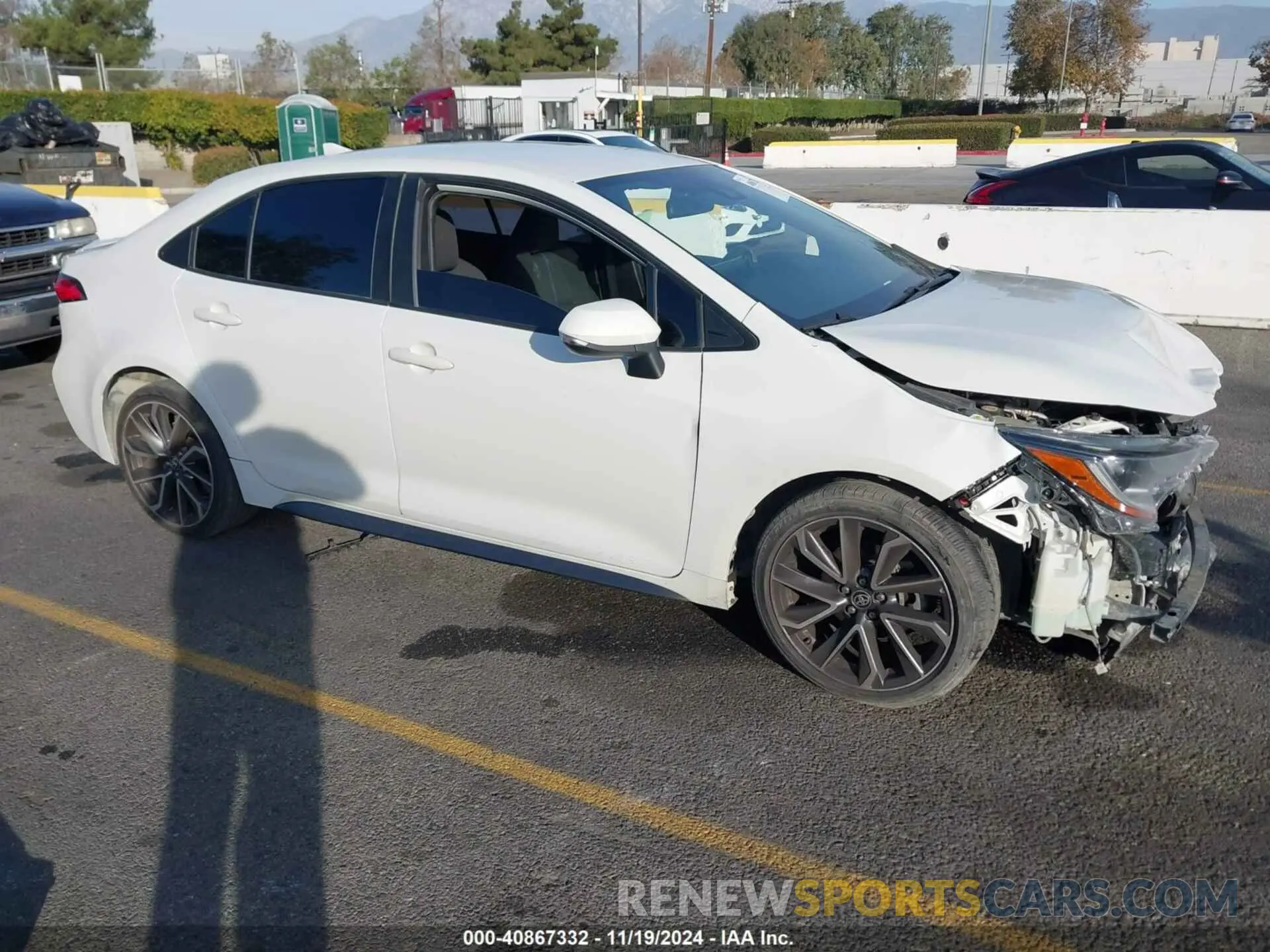 1 fotografías del automóvil dañado 5YFS4MCE3MP093653 TOYOTA COROLLA 2021