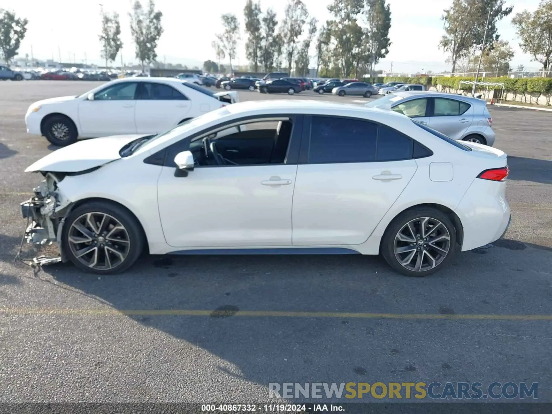 15 fotografías del automóvil dañado 5YFS4MCE3MP093653 TOYOTA COROLLA 2021