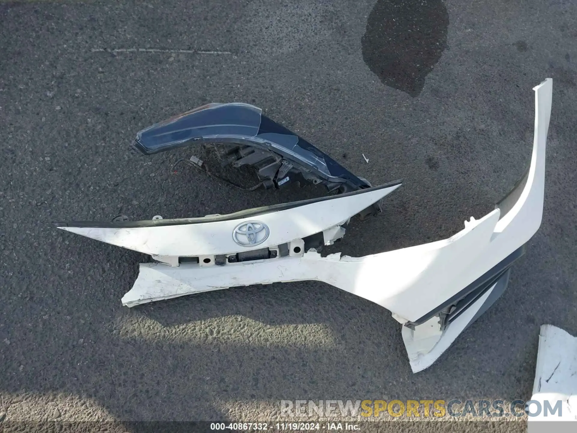 18 fotografías del automóvil dañado 5YFS4MCE3MP093653 TOYOTA COROLLA 2021