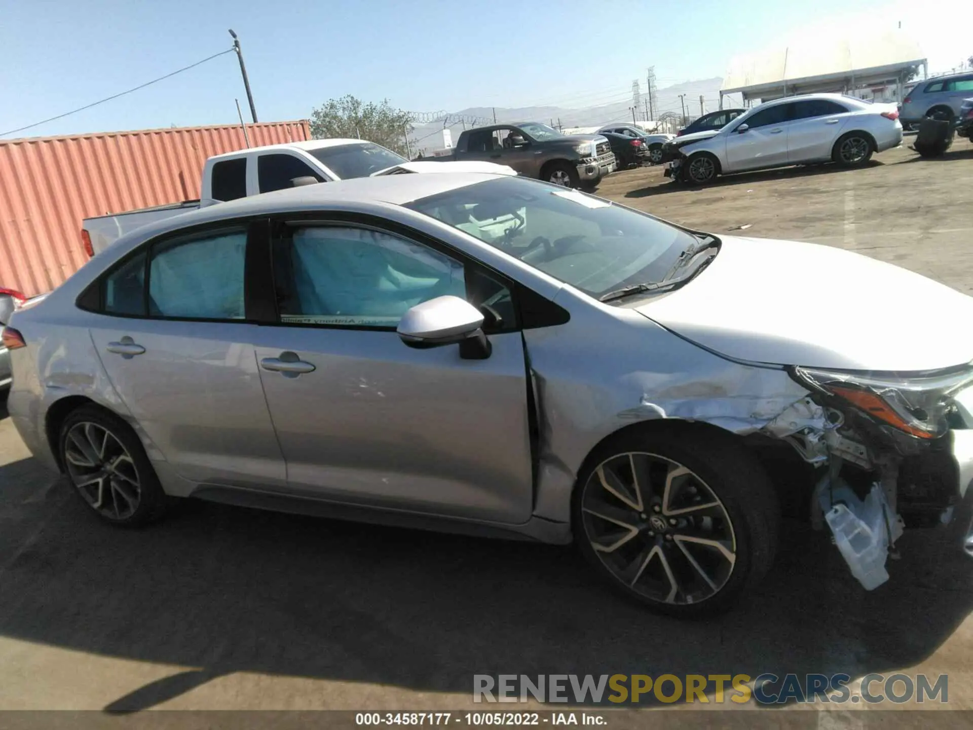 6 fotografías del automóvil dañado 5YFS4MCE4MP059317 TOYOTA COROLLA 2021