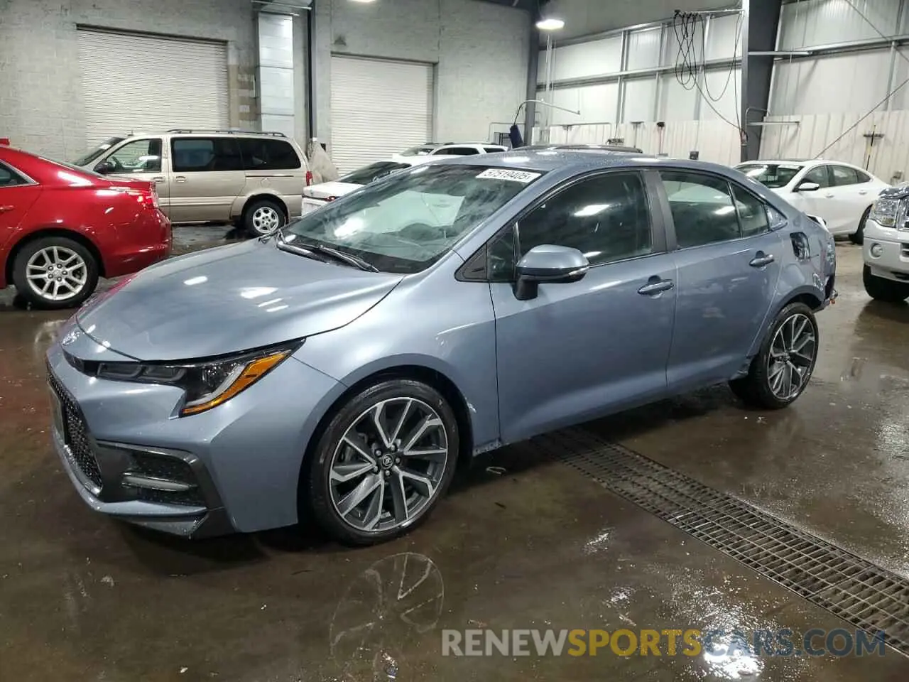1 fotografías del automóvil dañado 5YFS4MCE4MP061200 TOYOTA COROLLA 2021