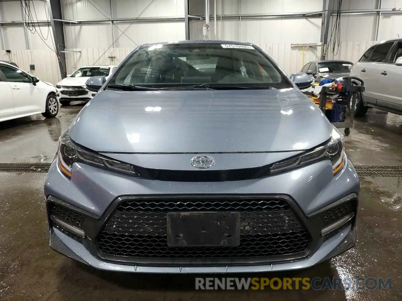 5 fotografías del automóvil dañado 5YFS4MCE4MP061200 TOYOTA COROLLA 2021
