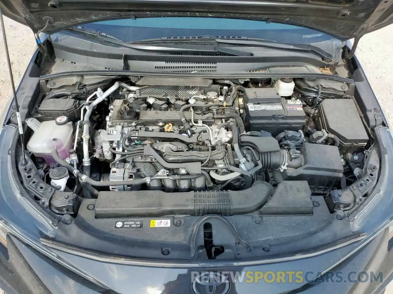 11 fotografías del automóvil dañado 5YFS4MCE4MP070608 TOYOTA COROLLA 2021