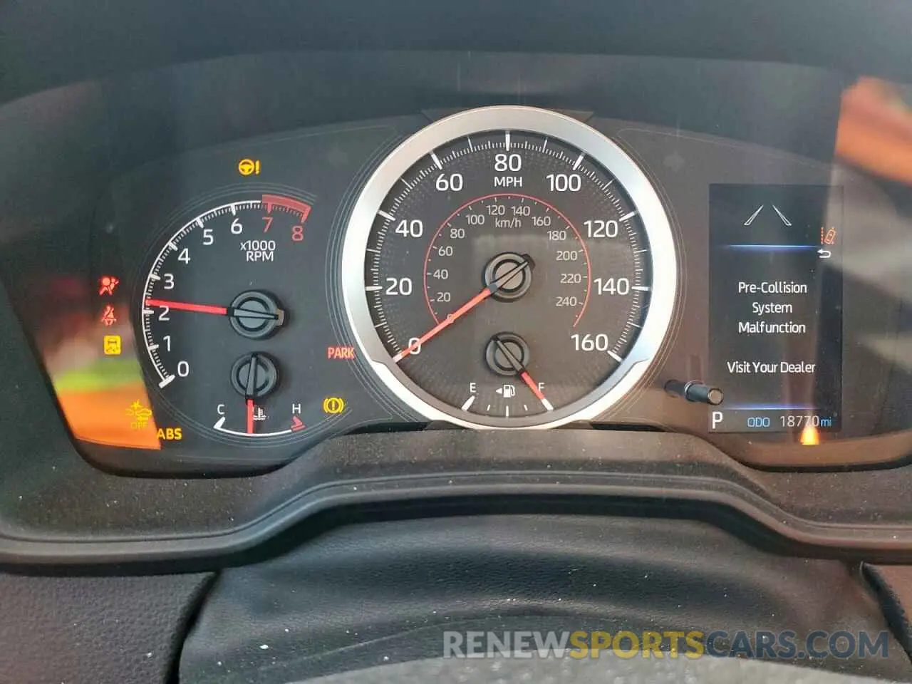 9 fotografías del automóvil dañado 5YFS4MCE4MP070608 TOYOTA COROLLA 2021