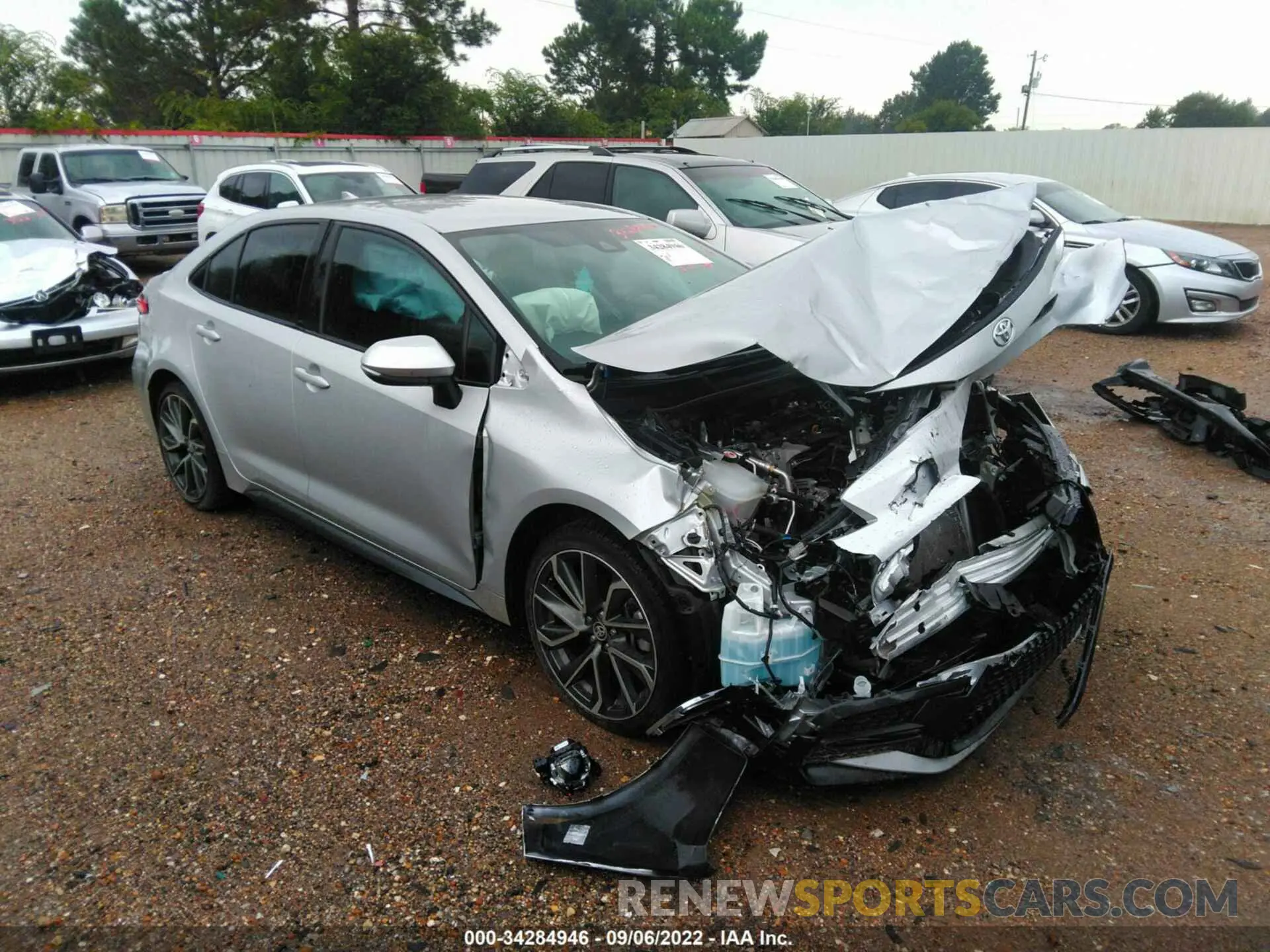 1 fotografías del automóvil dañado 5YFS4MCE4MP073783 TOYOTA COROLLA 2021