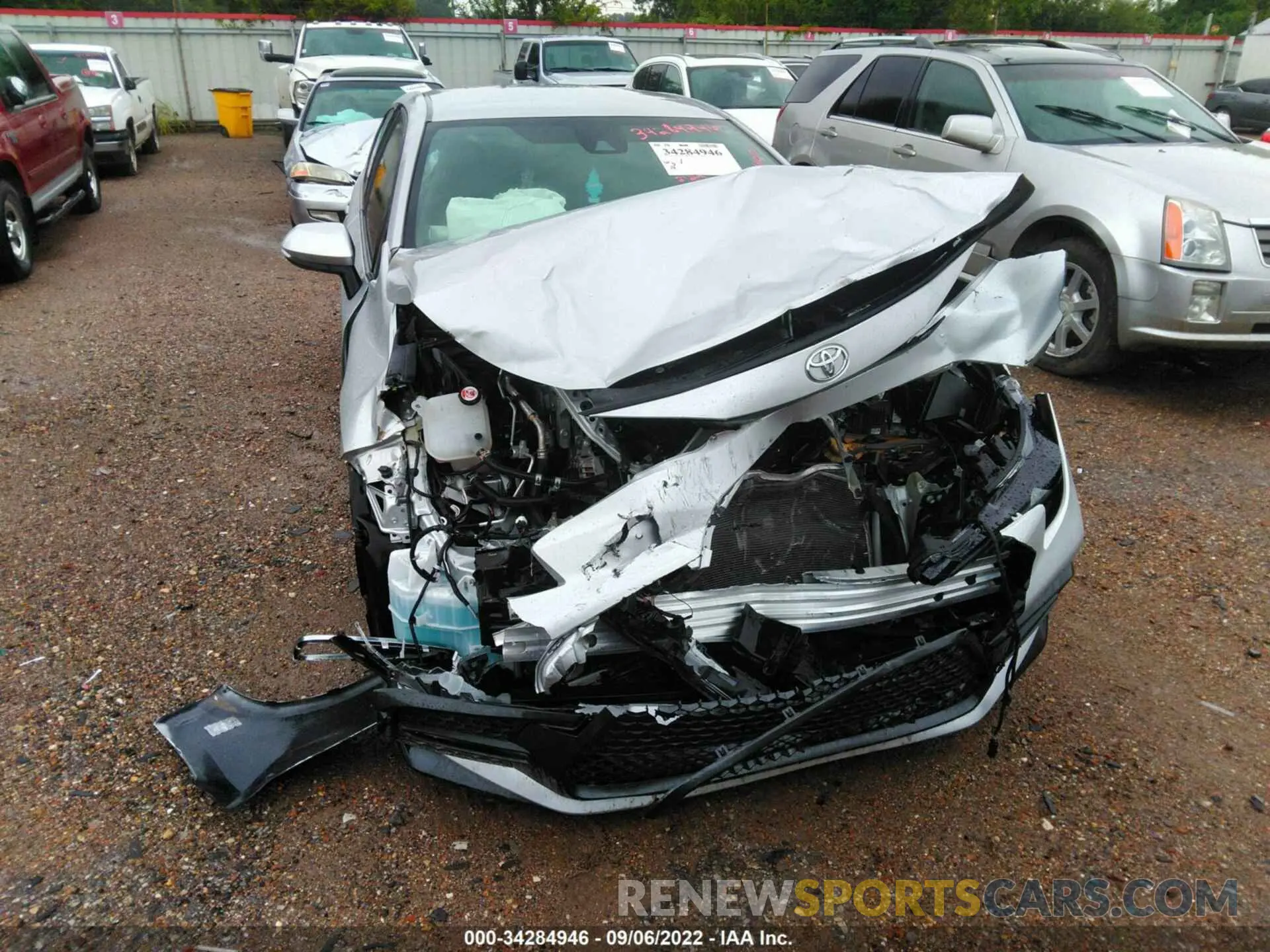 6 fotografías del automóvil dañado 5YFS4MCE4MP073783 TOYOTA COROLLA 2021