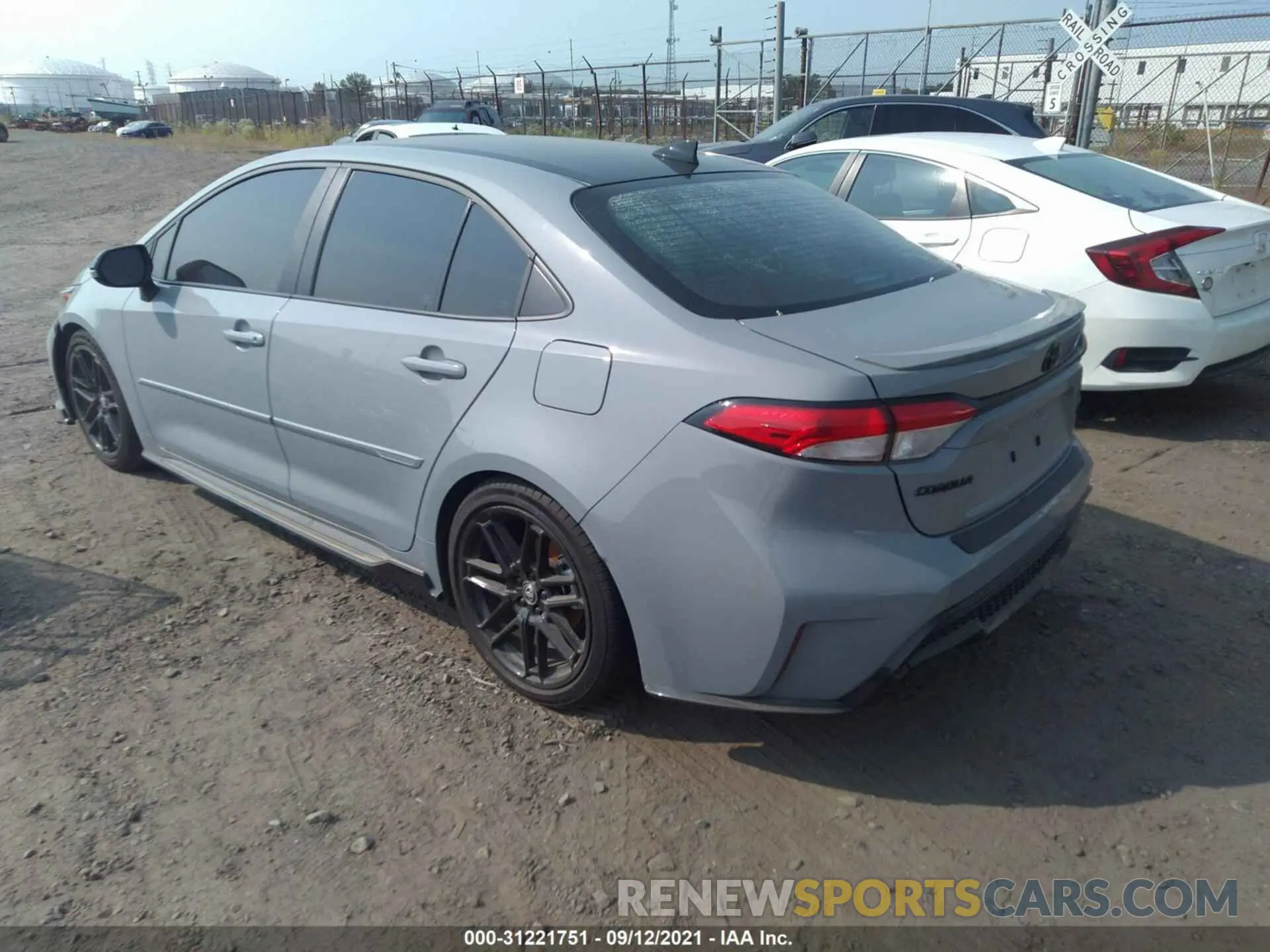 3 fotografías del automóvil dañado 5YFS4MCE4MP078420 TOYOTA COROLLA 2021