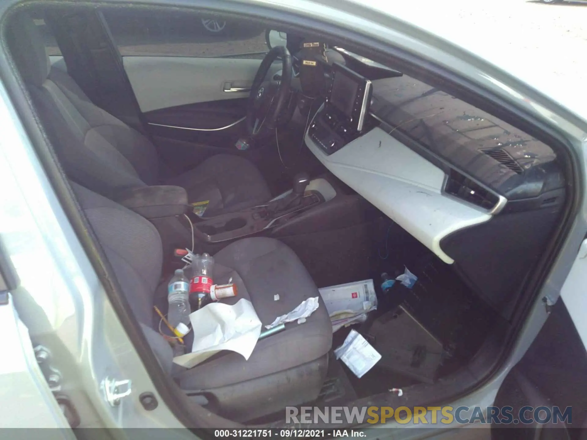 5 fotografías del automóvil dañado 5YFS4MCE4MP078420 TOYOTA COROLLA 2021