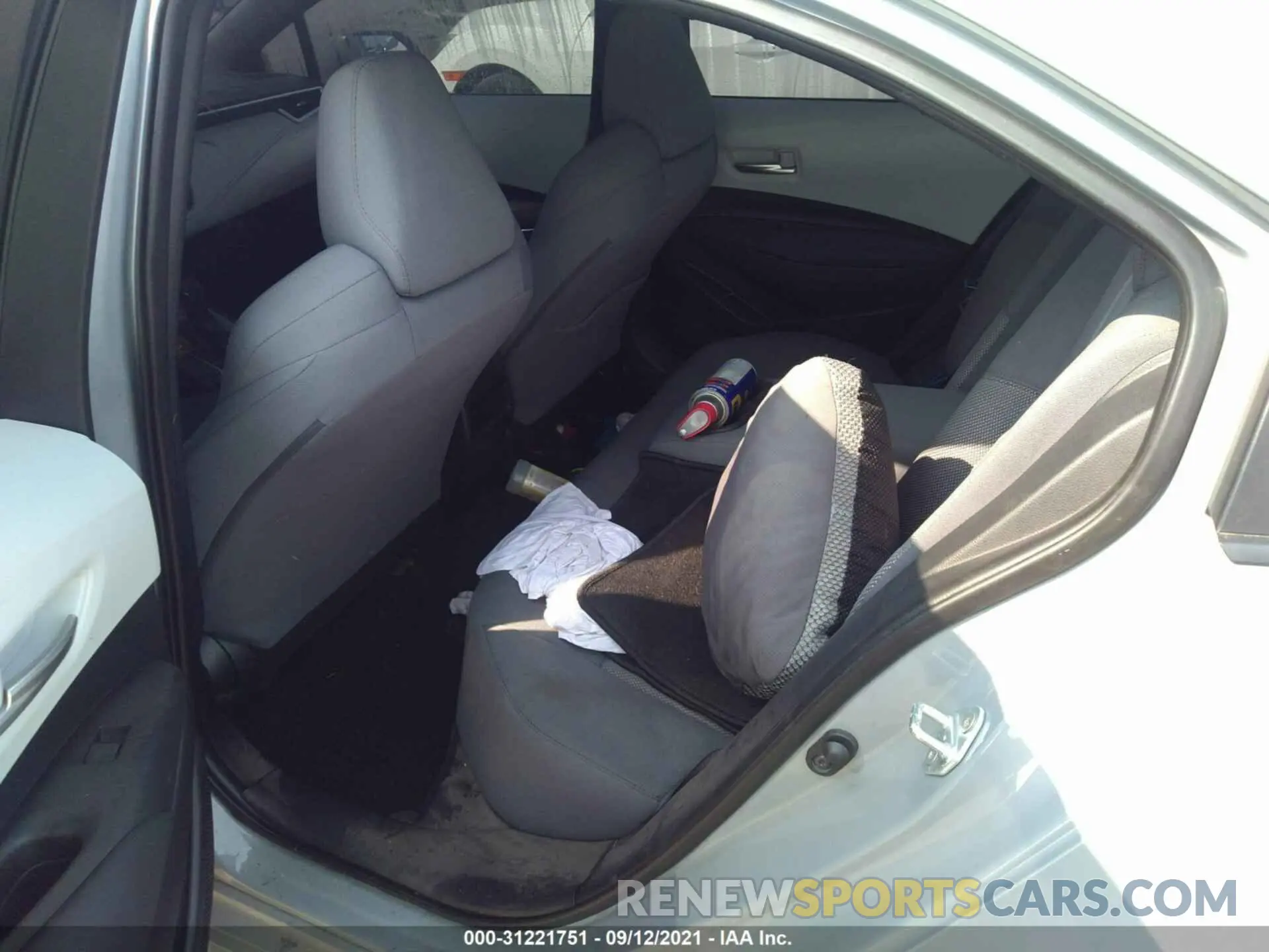 8 fotografías del automóvil dañado 5YFS4MCE4MP078420 TOYOTA COROLLA 2021