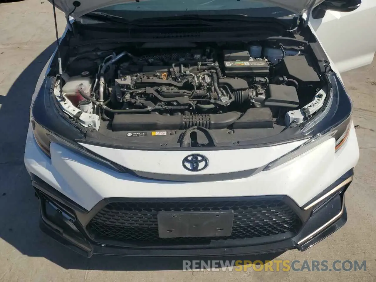 11 fotografías del automóvil dañado 5YFS4MCE4MP082760 TOYOTA COROLLA 2021