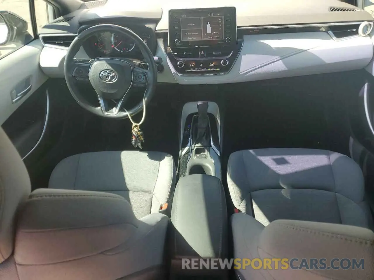 8 fotografías del automóvil dañado 5YFS4MCE4MP082760 TOYOTA COROLLA 2021
