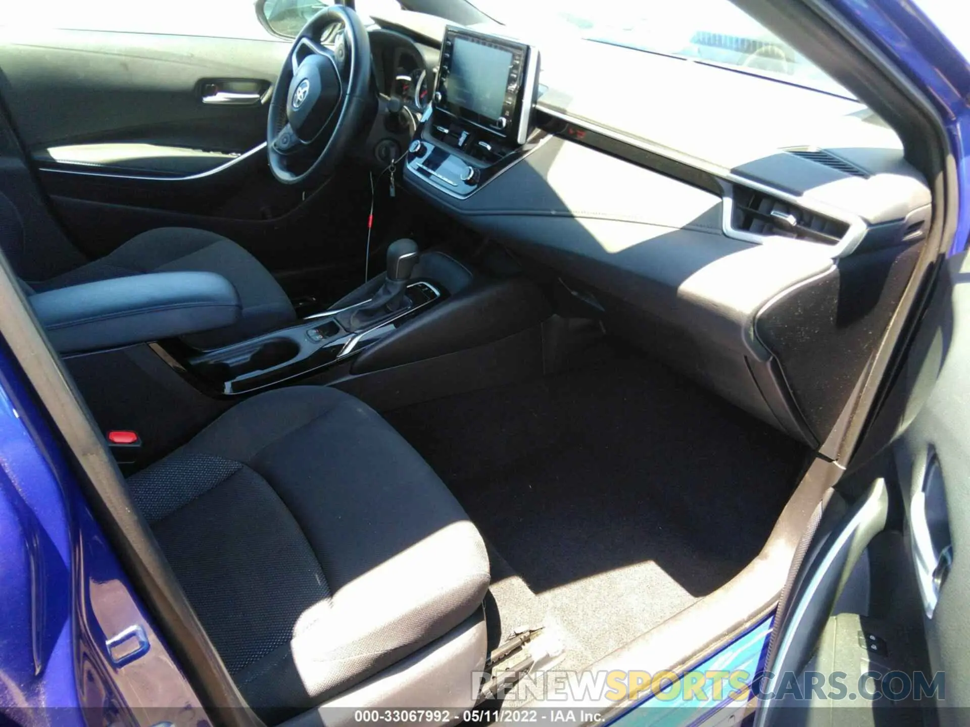 5 fotografías del automóvil dañado 5YFS4MCE5MP060654 TOYOTA COROLLA 2021