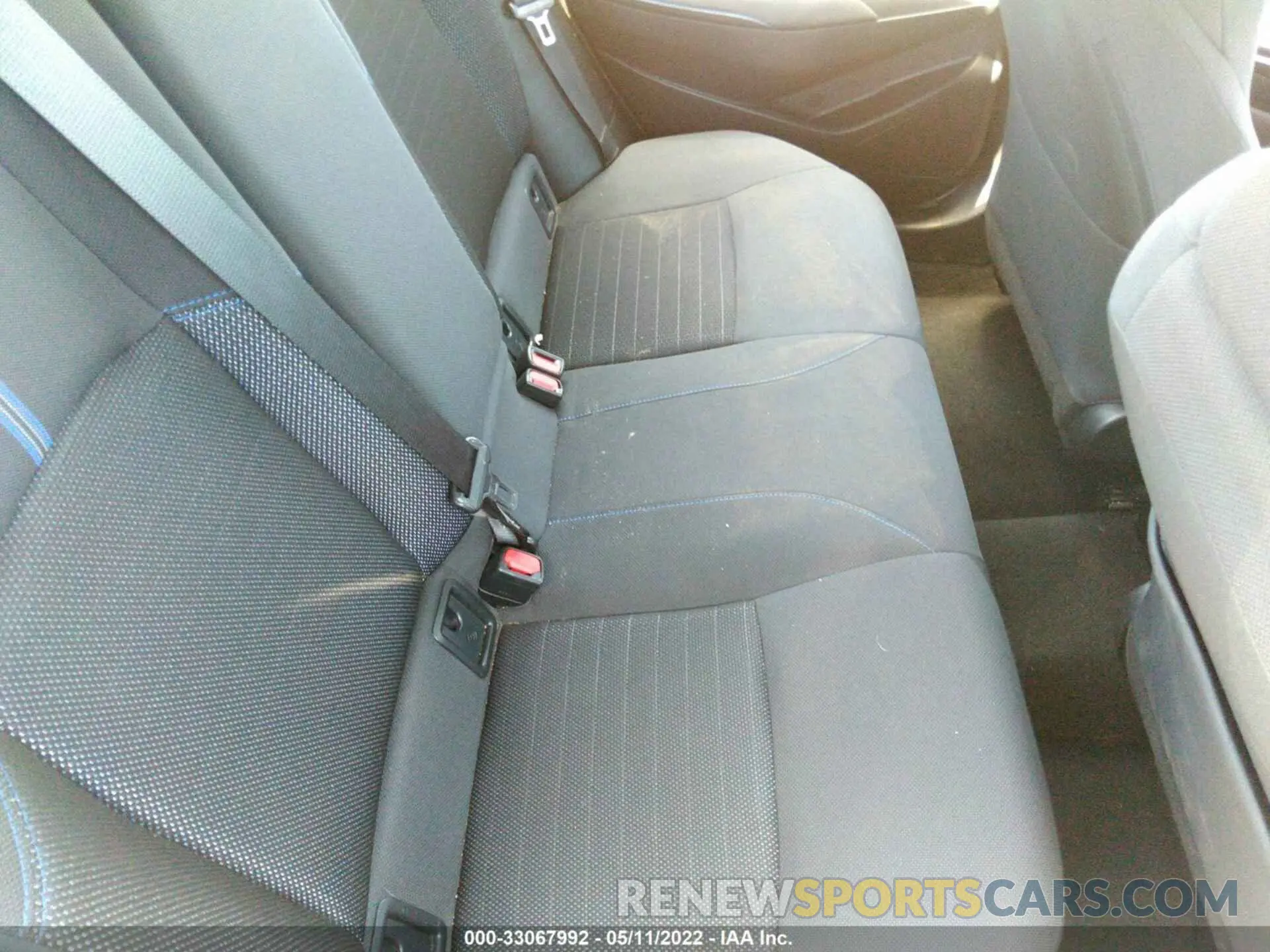 8 fotografías del automóvil dañado 5YFS4MCE5MP060654 TOYOTA COROLLA 2021