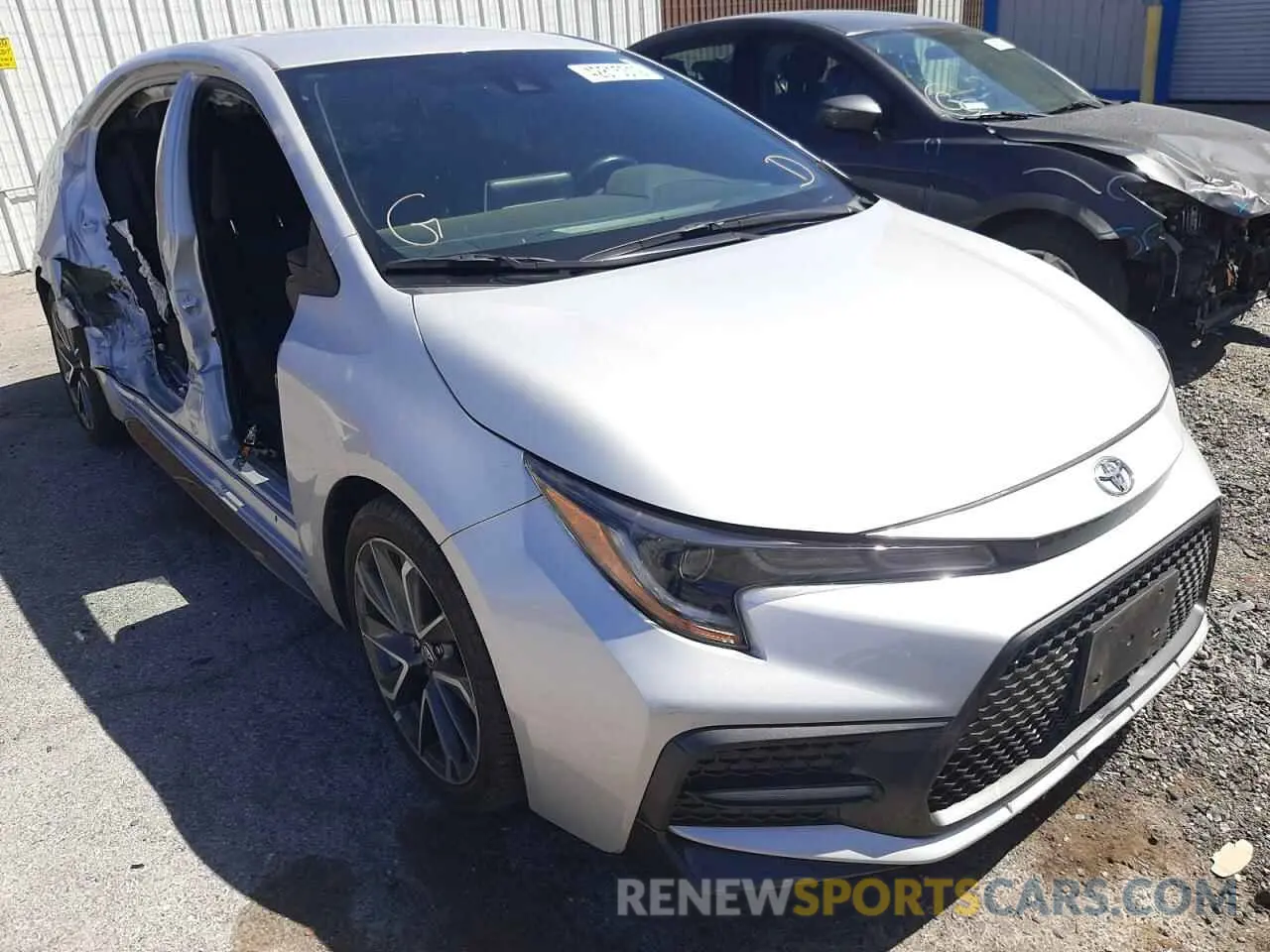 1 fotografías del automóvil dañado 5YFS4MCE5MP061030 TOYOTA COROLLA 2021