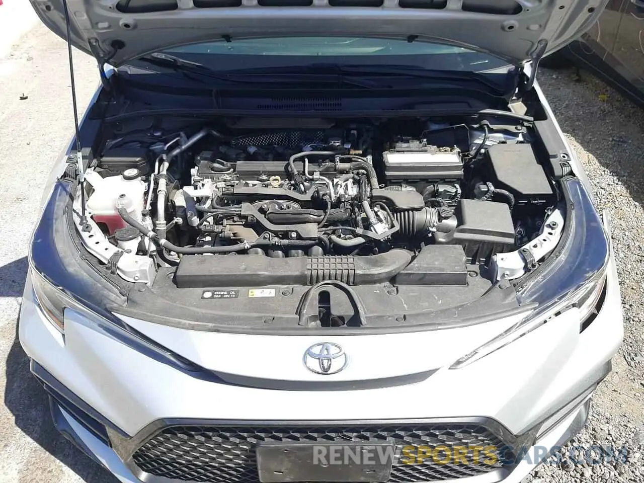 7 fotografías del automóvil dañado 5YFS4MCE5MP061030 TOYOTA COROLLA 2021