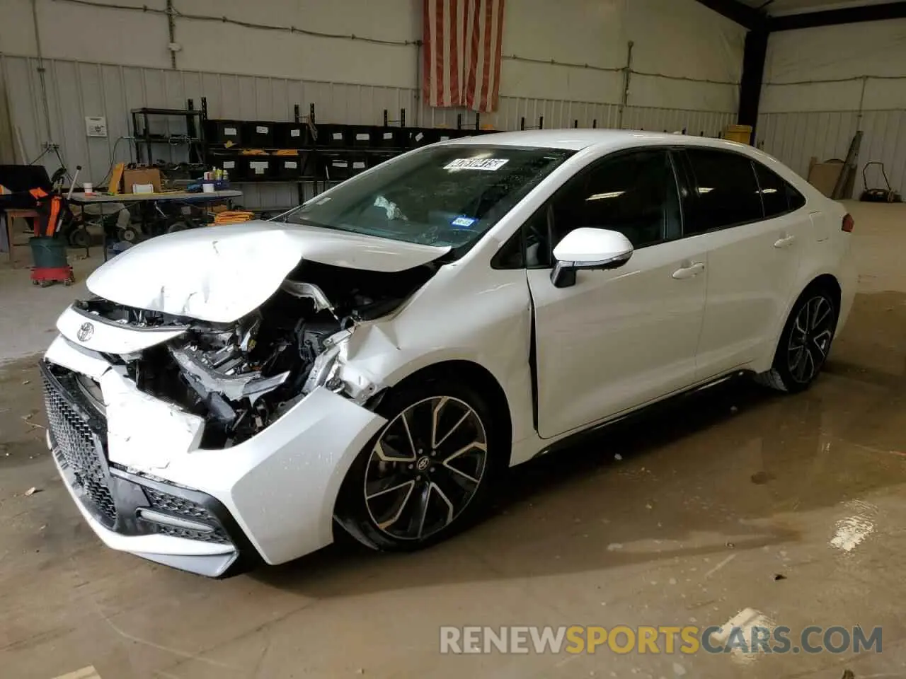 1 fotografías del automóvil dañado 5YFS4MCE5MP062999 TOYOTA COROLLA 2021