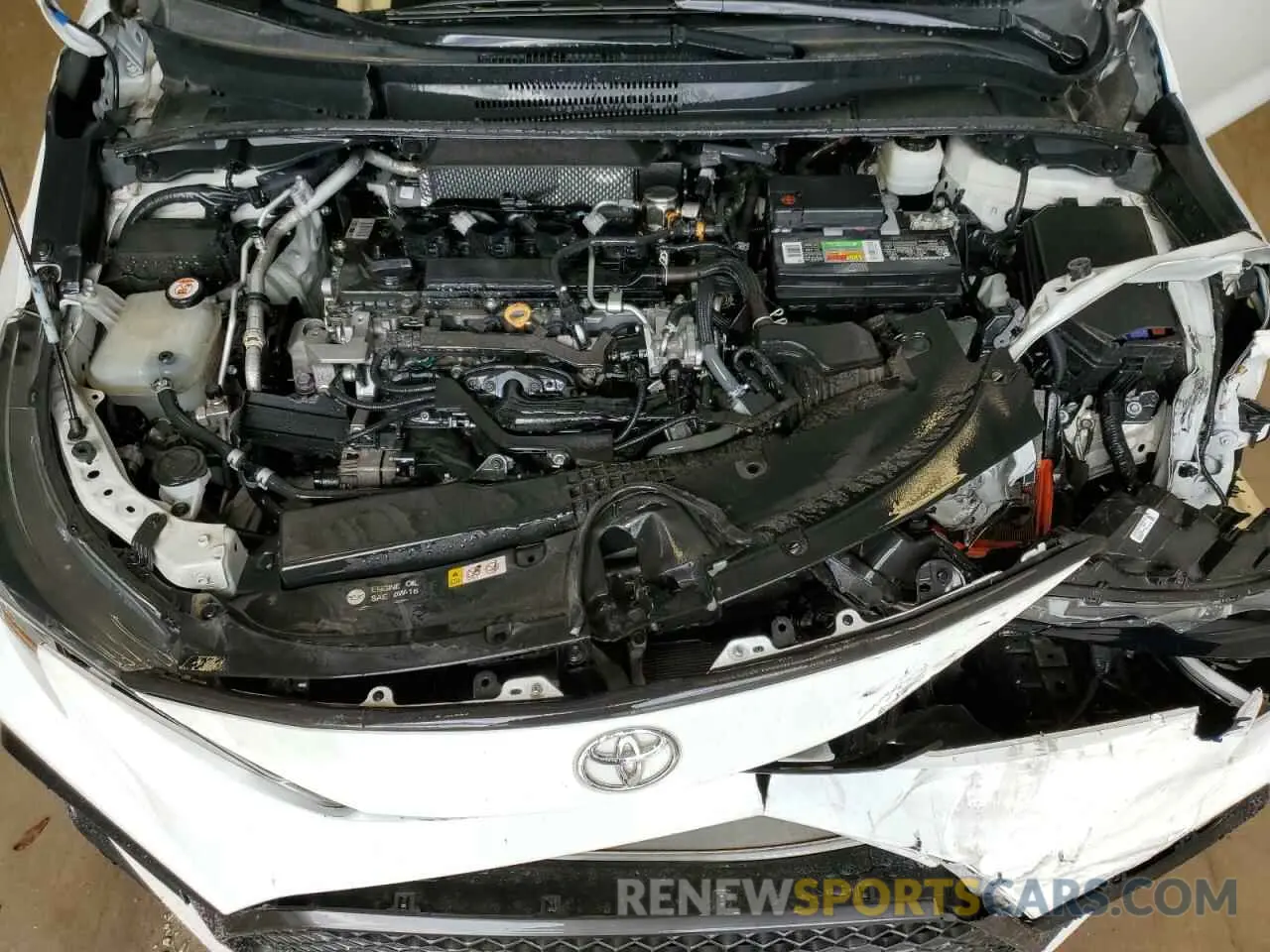 11 fotografías del automóvil dañado 5YFS4MCE5MP062999 TOYOTA COROLLA 2021