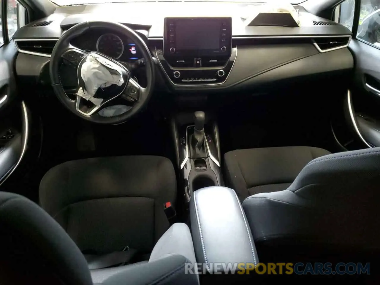 8 fotografías del automóvil dañado 5YFS4MCE5MP062999 TOYOTA COROLLA 2021